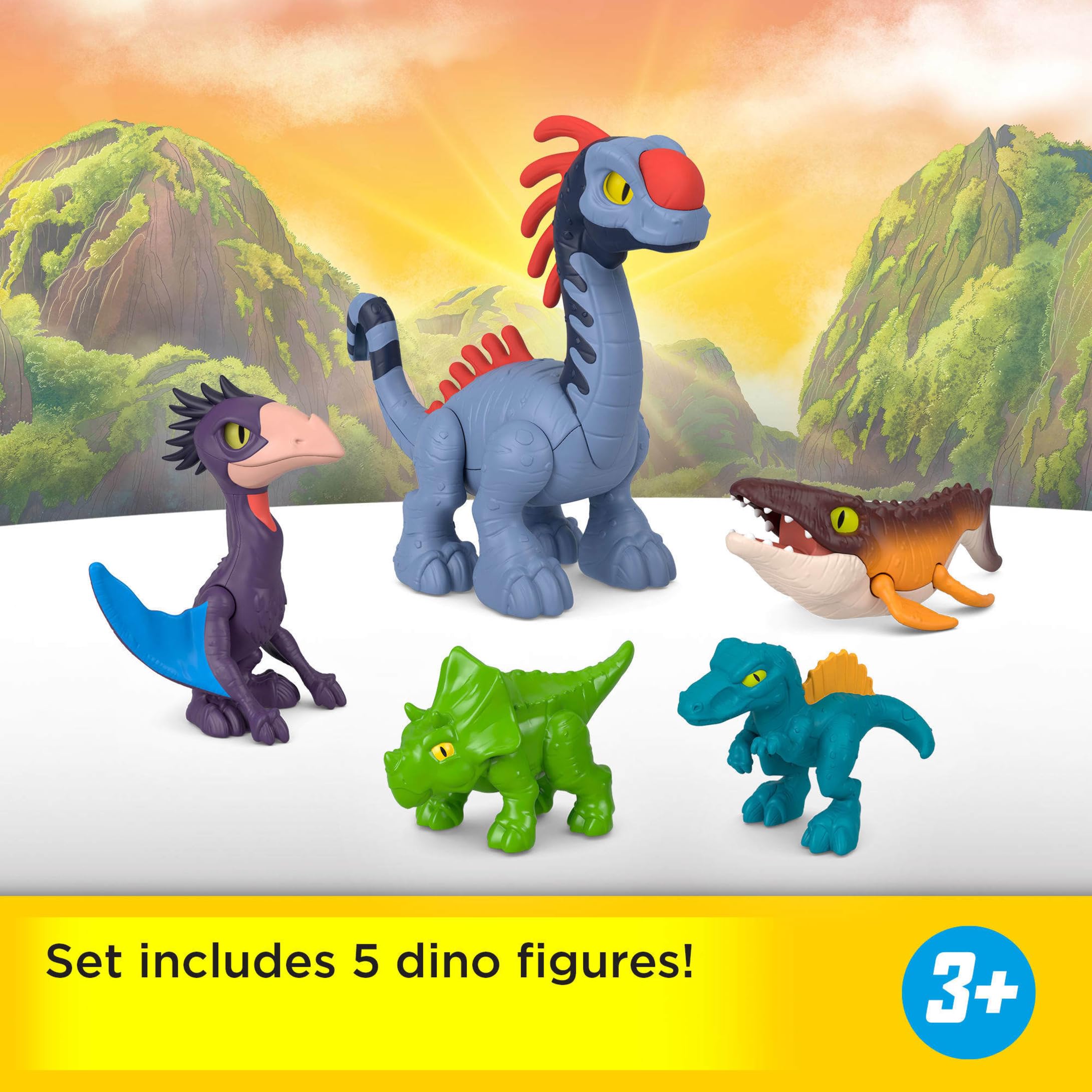 Fisher-Price Imaginext Jurassic World Rebirth Action Figure Set