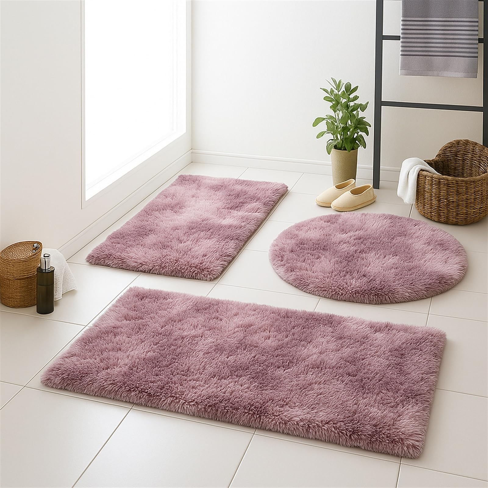Tapis de bain antidérapant lavable pour éviter les glissades au sol