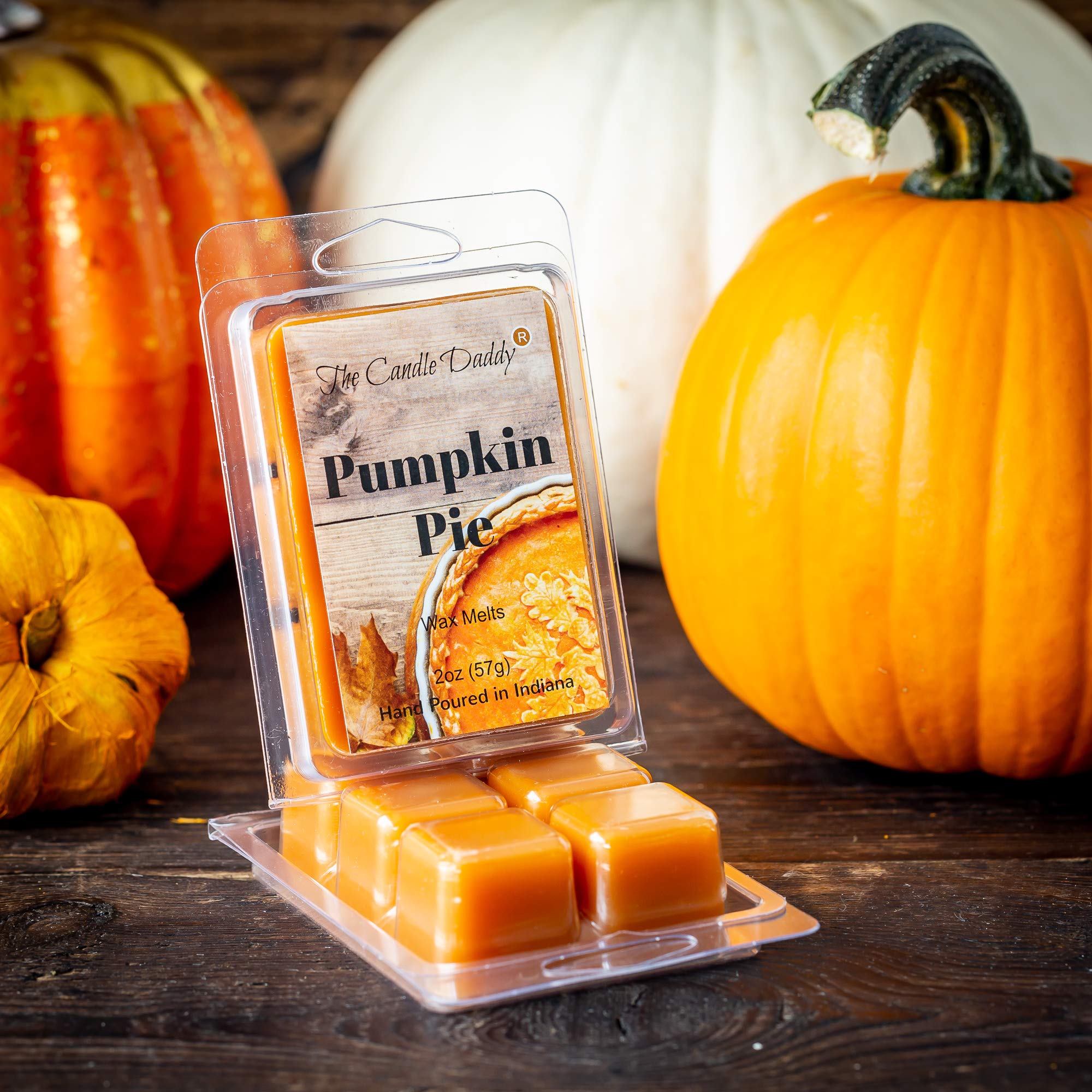 The Candle Daddy Pumpkin Pie Scented Wax Melt - 2 Ounce - 6 Cubes - 1 Pack