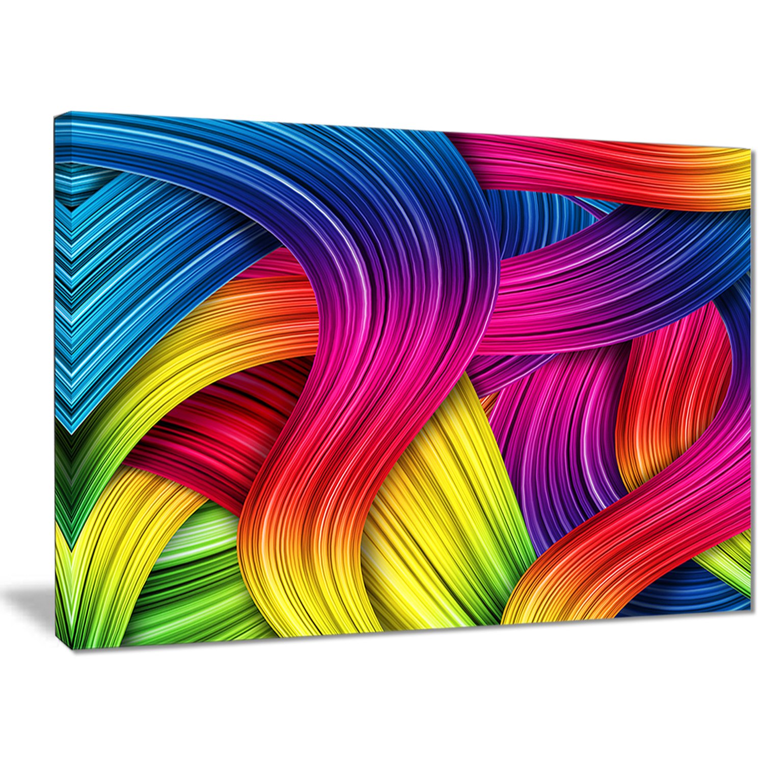 Amazon.com: Design Art PT6157-20-12 3D Rainbow Art - Abstract Canvas Artwork,20x12:  Posters & Prints