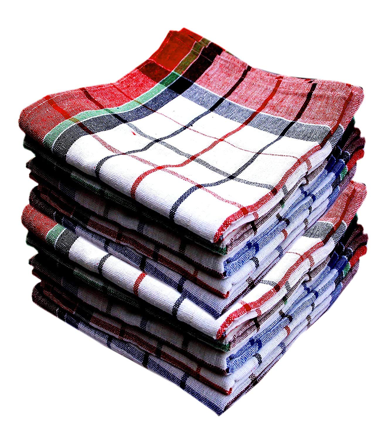 KR5 Products Kitchen Duster Wet Dry Cotton Cleaning Cloth/Mop 16 x 24 inch (Pack of 10) - Cleaning Cloth 10 Kitchen Dusters Cotton Cleaning Cloth for Kitchen, Multicolour (B08TB5JDB4) Amazon Price History, Amazon Price Tracker