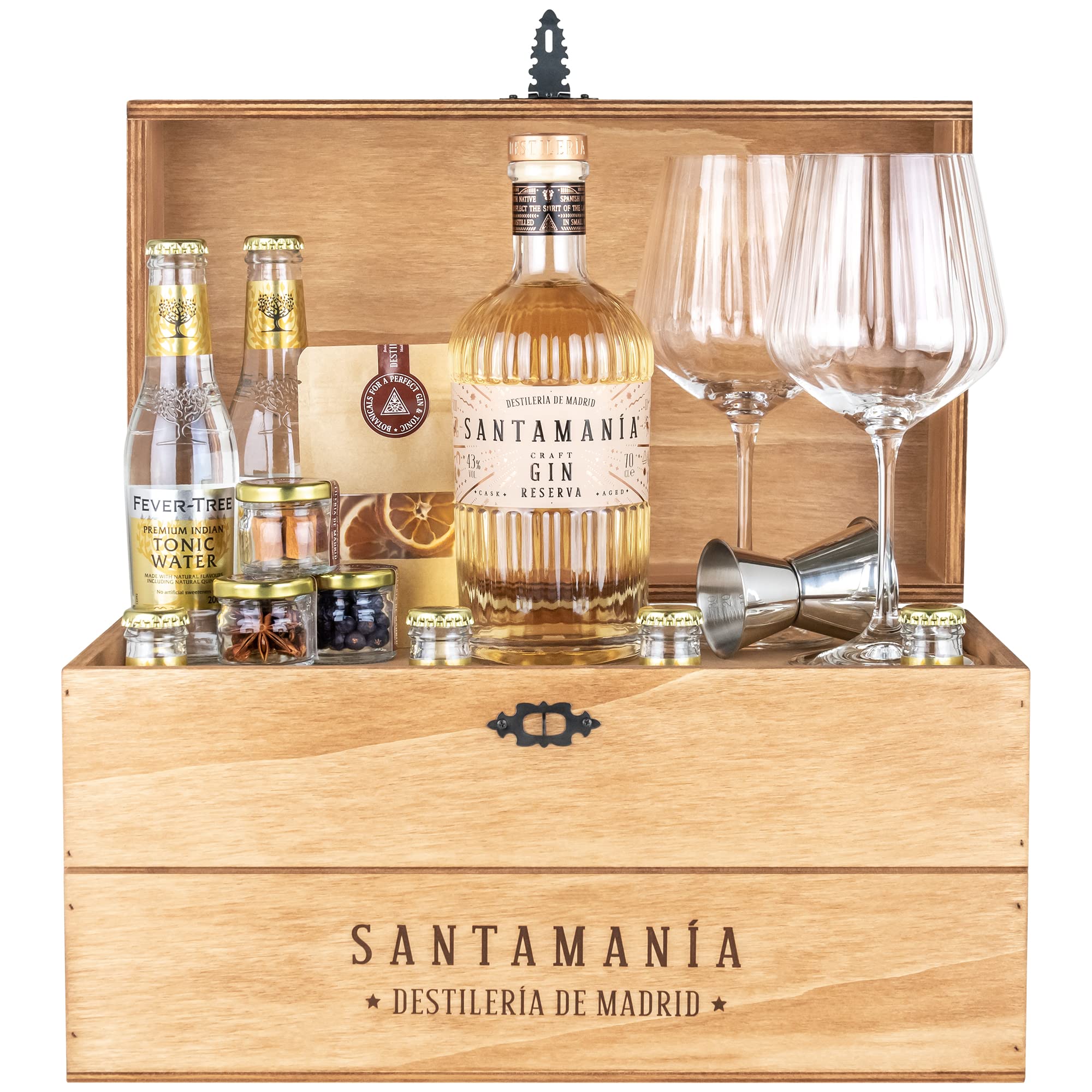 SANTAMANIA Gin Reserva – Cofre regalo Gin Tonic