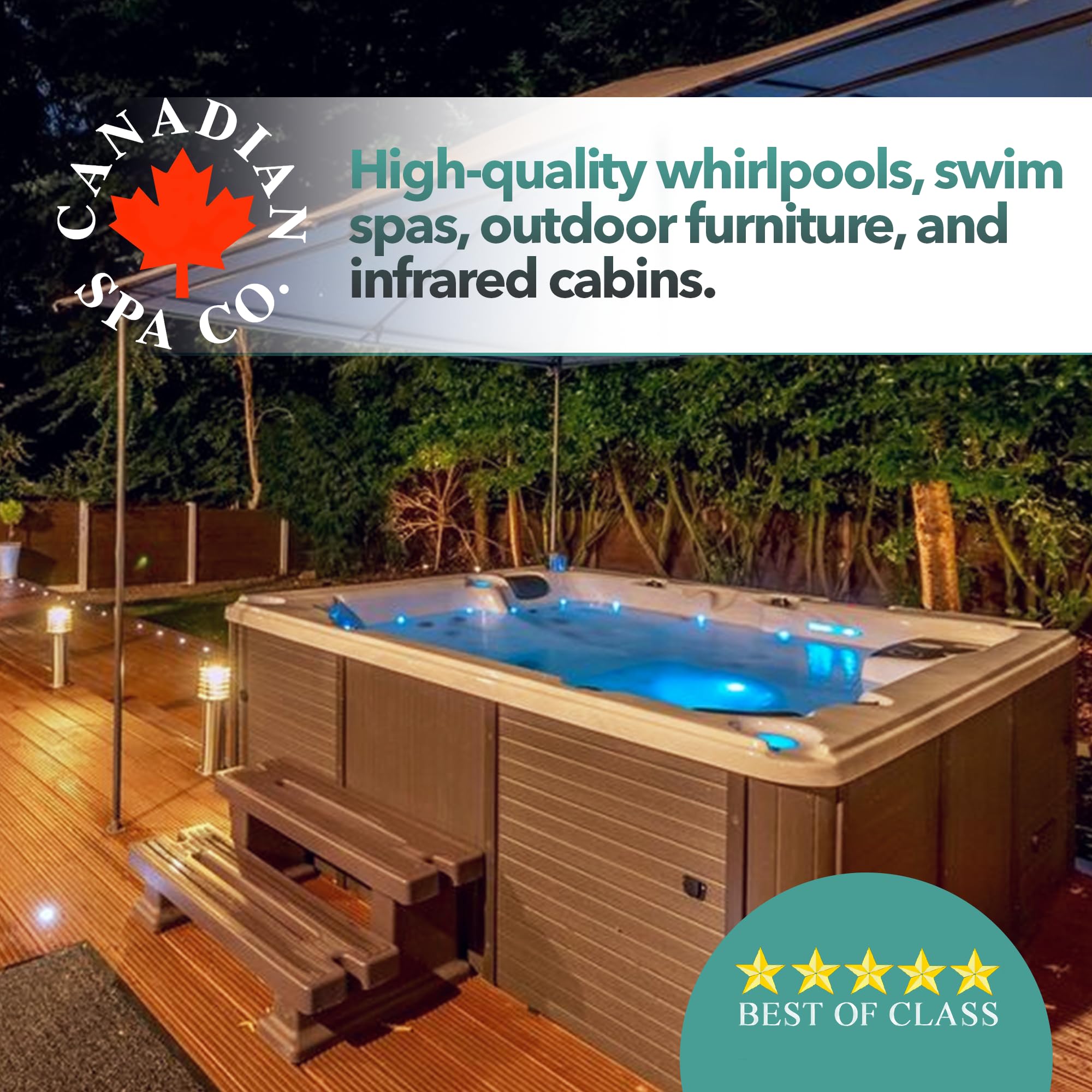 CANADIAN SPA CO. Cover Guard, plandeka ochronna na osłony izolacyjne, średnica 2,13 m, osłona ochronna wykonana z tkanego polietylenu, ochrona przed promieniami UV, wiatrem i atmosferycznymi