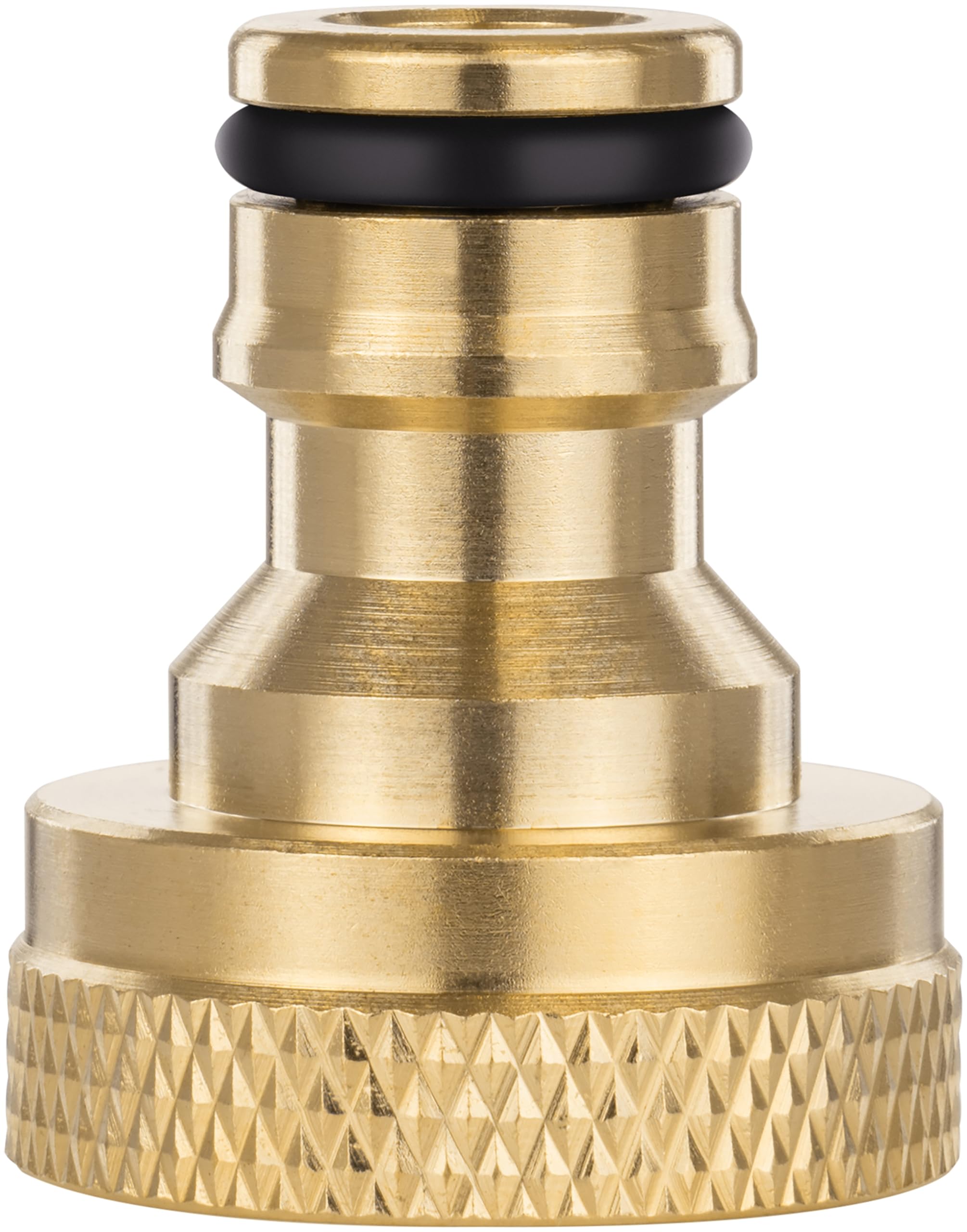 Poppstar Tap Connector with 3/4-inch Internal Thread (24 mm) and Push-fit Coupling for Garden Hose (Compatible with Gardena Push-fit System), 1 piece
