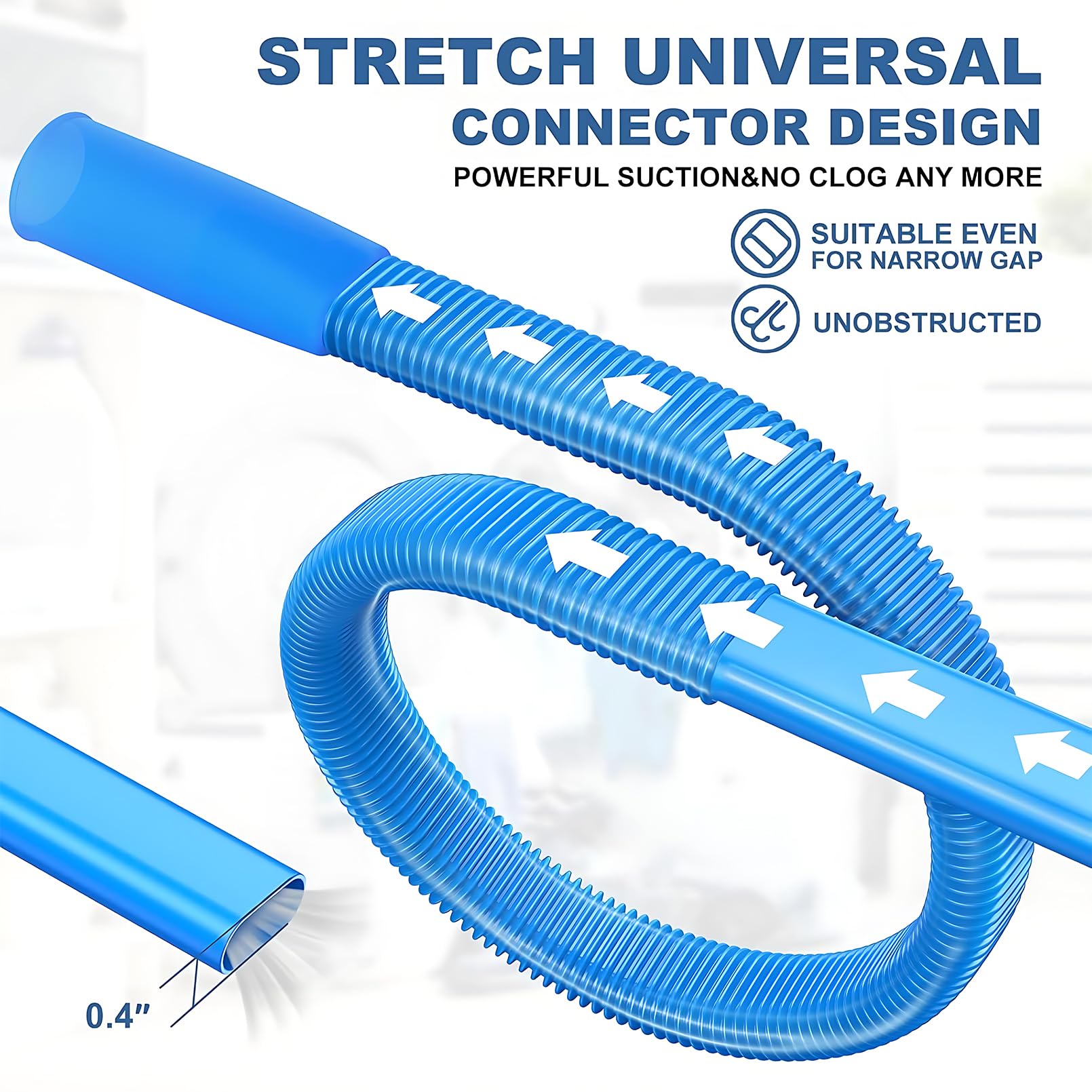 Dryer Vent Cleaner - Universal Vacuum Attachment -6