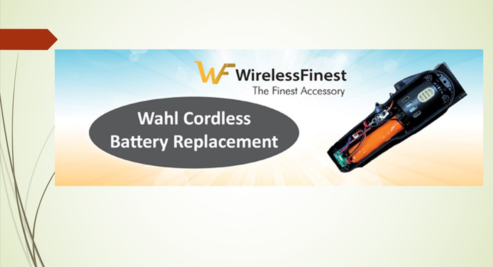 Amazon.com: WirelessFinest Battery Replacement for Wahl Magic Clip