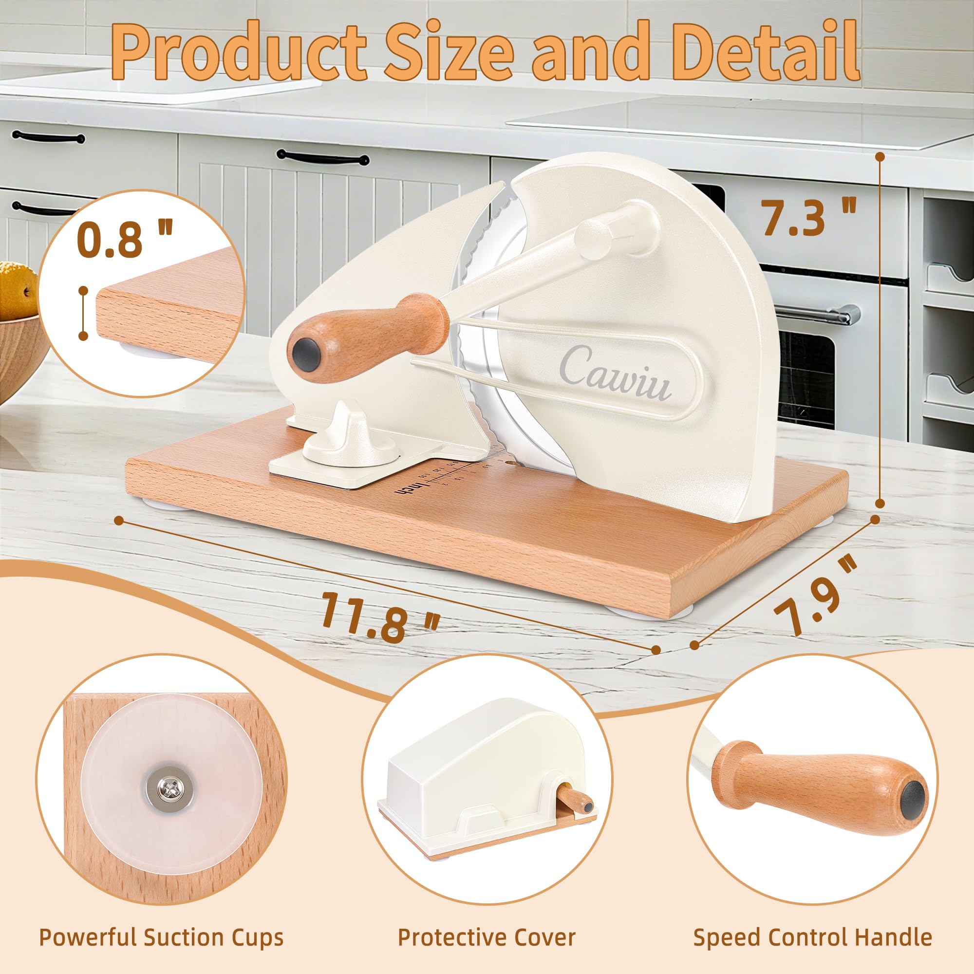 Manual Bread Slicer - Perfect Slices Every Time -2
