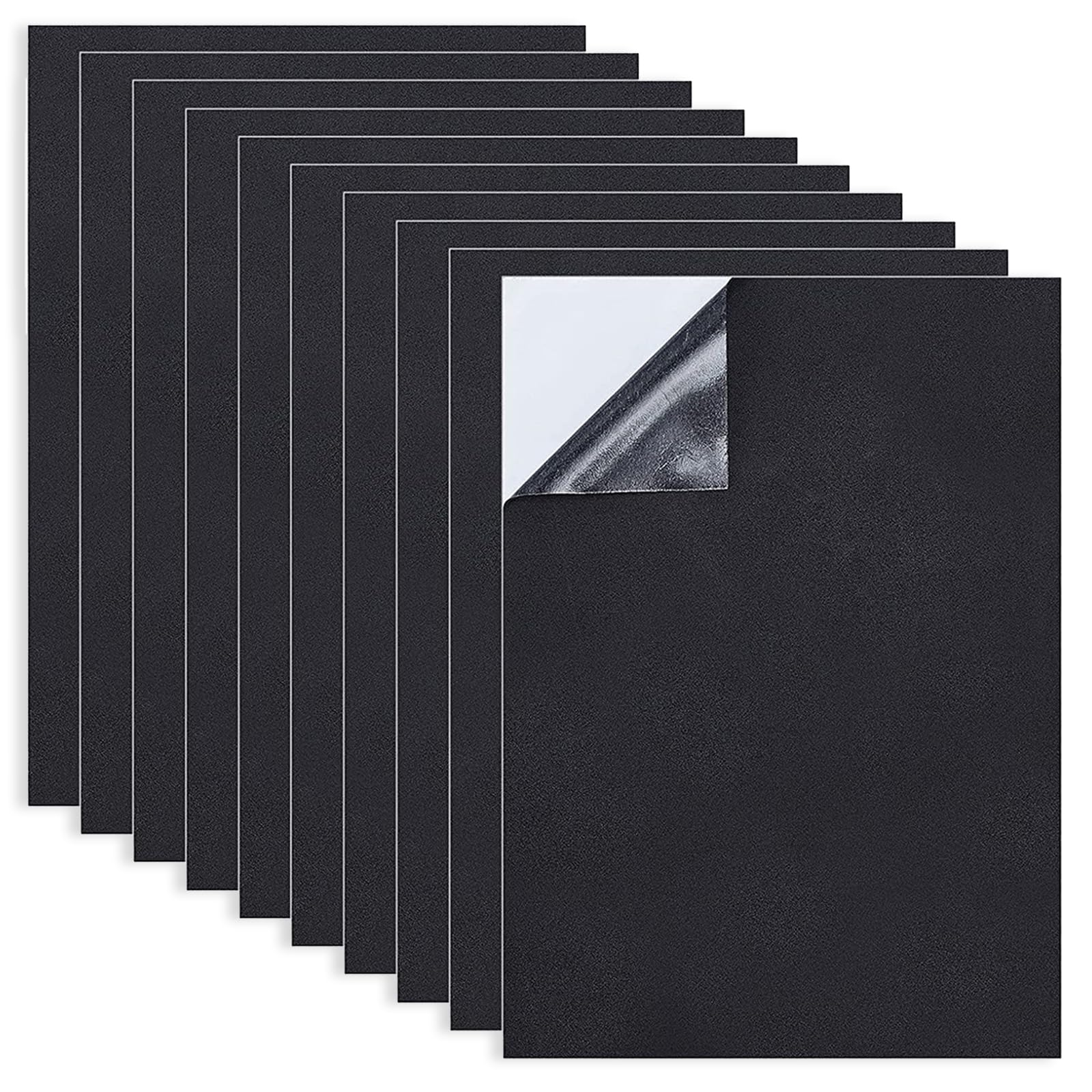 10PCS Foam Board, Self-Adhesive Foam Sheets, 1MM EVA Foams, for Model Making, Art, Display, and DIY Scrapbooks (21 x 30cm).