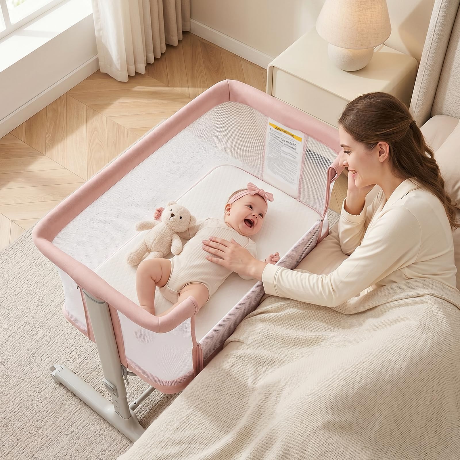 INFANS 3 in 1 Baby Bassinet