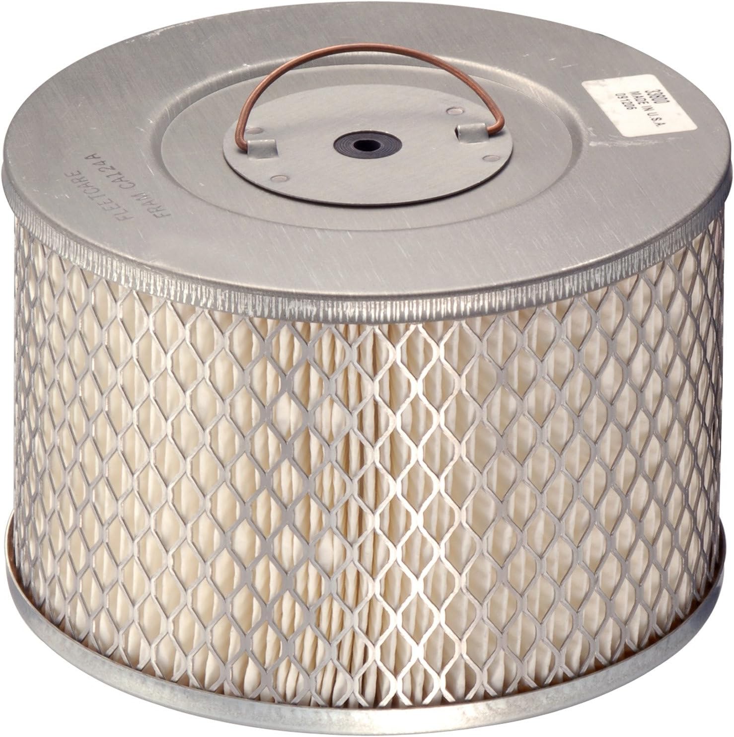 FRAM Extra Guard Metal-End Engine Air Filter Replacement, Easy Install w/Advanced Engine Protection and Optimal Performance, CA124A
