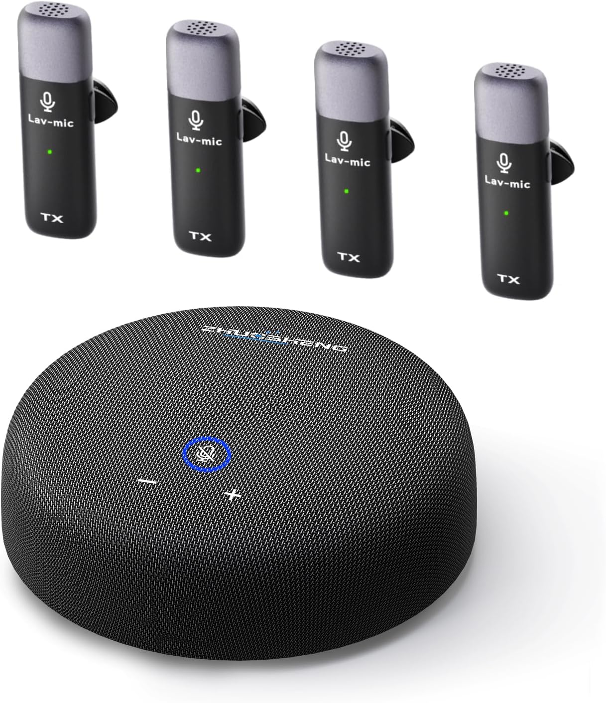 Conference Speaker and Microphone, USB Speakerphone w/Muteable/65ft Wireless Distance/360° Pickup & Noise Cancellation Conference Room Omnidirectional Microphone for Home Office Conference Speaker and Microphone, USB Speakerphone w/Muteable/65ft Wireless Distance/360° Pickup & Noise Cancellation Conference Room Omnidirectional Microphone for Home Office
