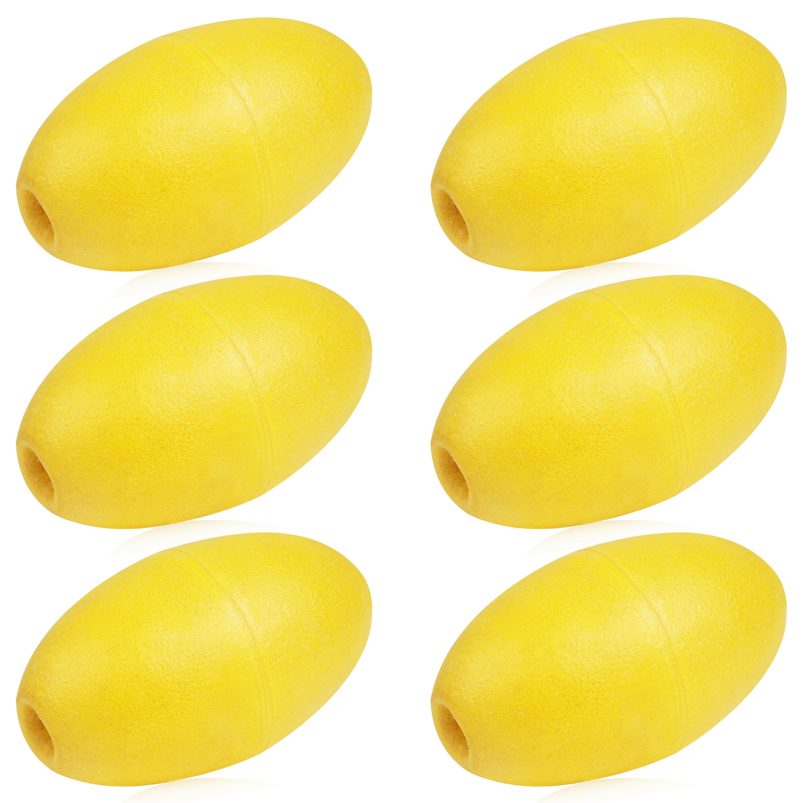 Rope Floats Marine,6pcs Crab Trap Floats Buoy Float Fishing Marker Buoy Plastic Water Buoy for Boats Pool Kayak Crabbing Dock Ski Anchor 2.95