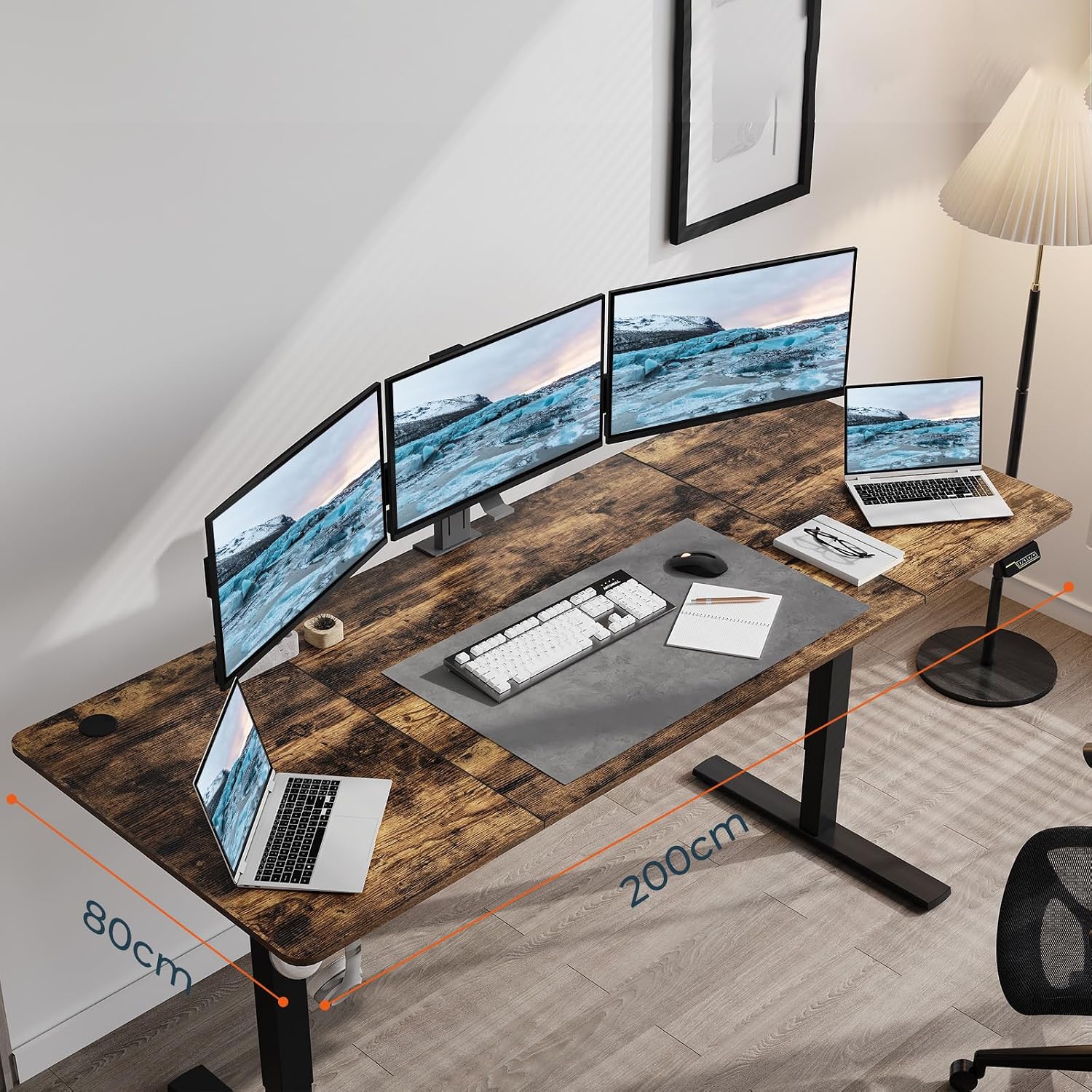 Assembled FitStand Electric Standing Desk