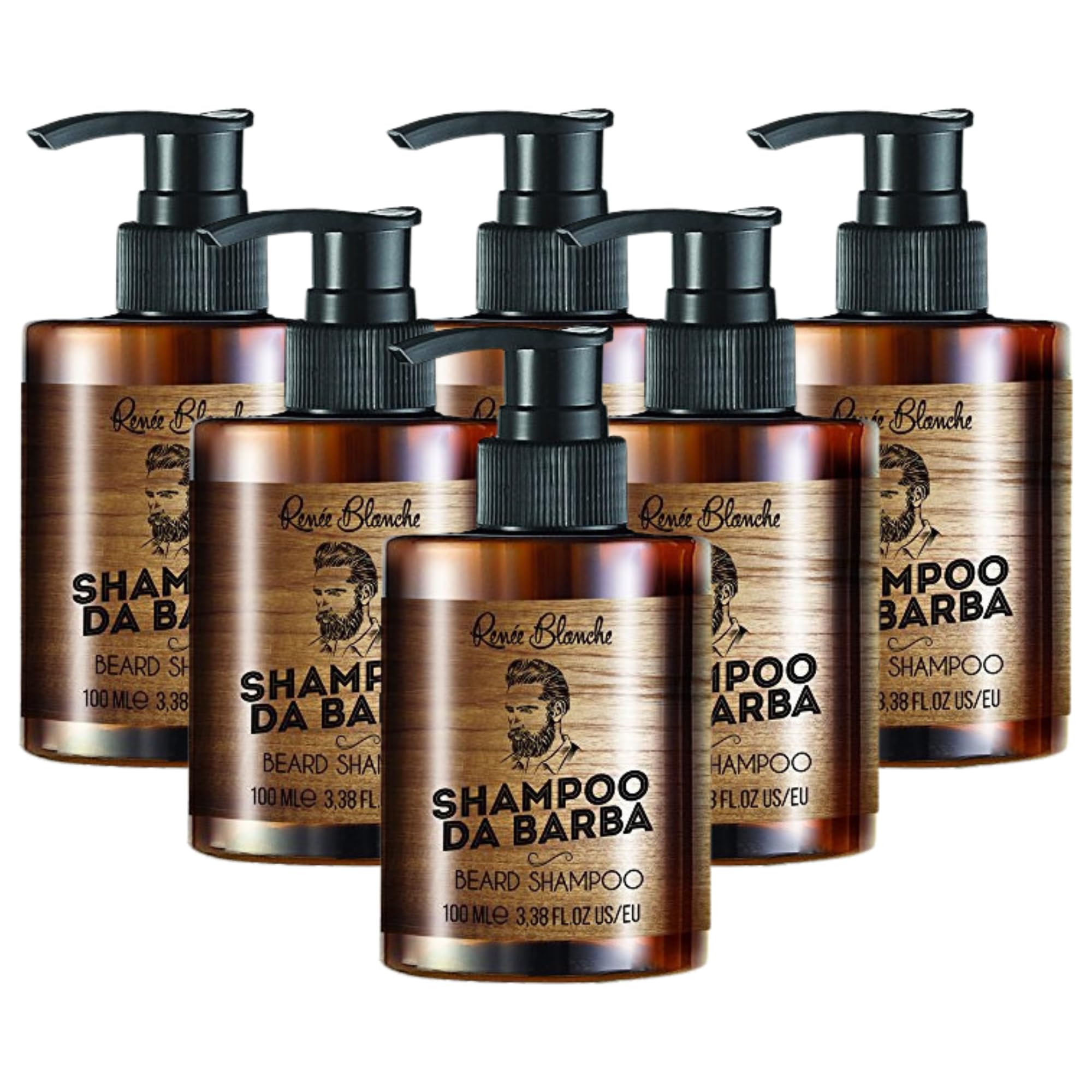 Bart-Shampoo, Beard Shampoo, 100 ml (6 Einheiten)