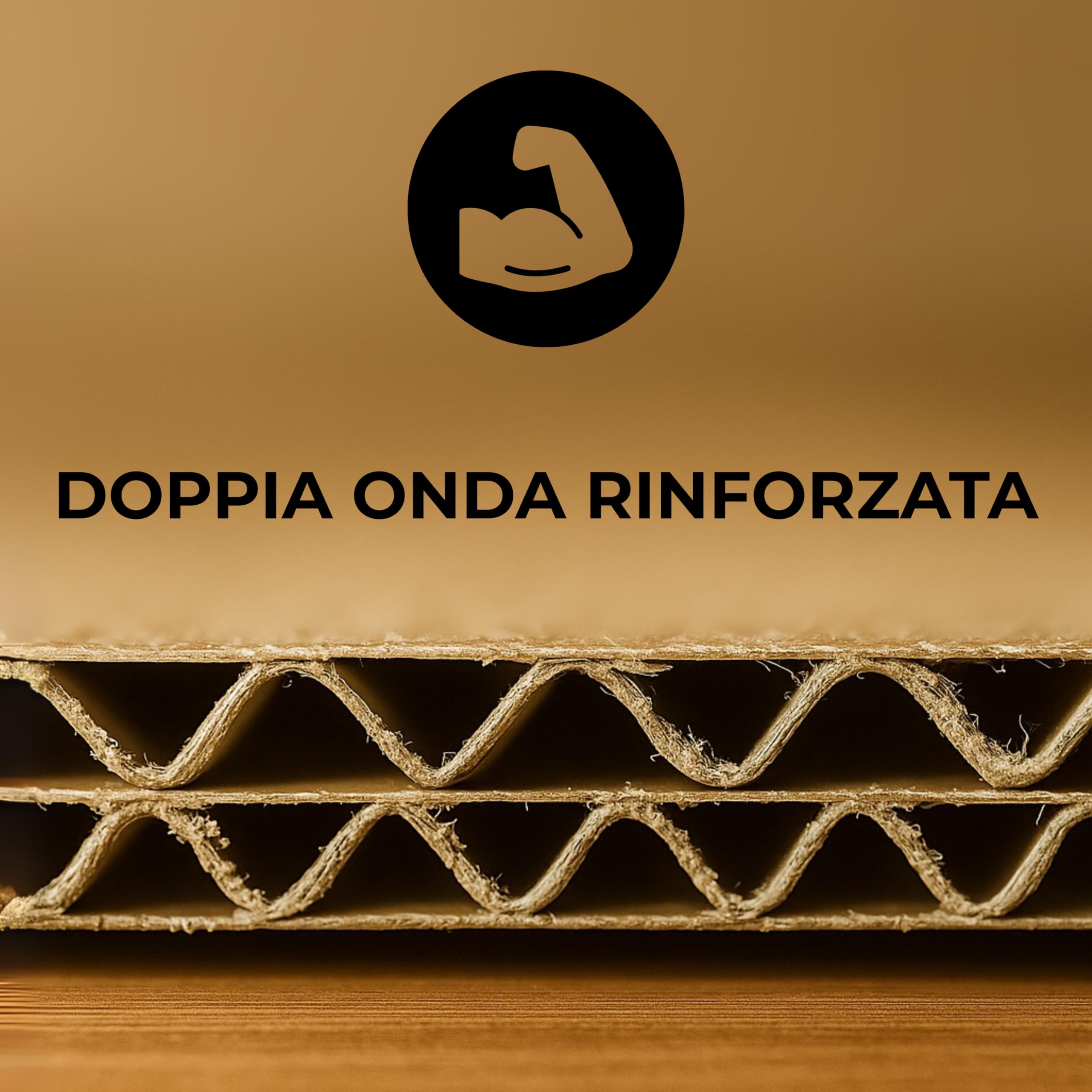 Scatole Trasloco 60x40x40 cm con Nastro Adesivo – Scatoloni Extra Resistenti a Doppia Onda Rinforzata Made in Italy CUOREDIALFA