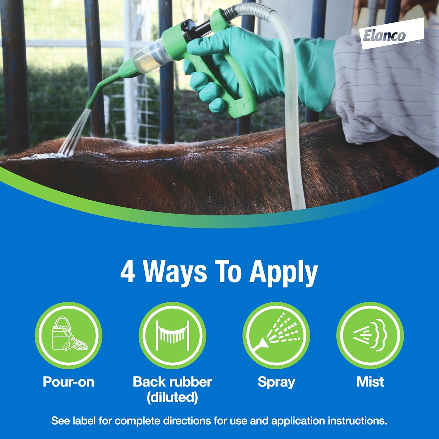 Permectrin CDS Pour-on Insecticide Pour-On & Premise Spray | Controls Flies, Lice & Ticks | 2.5 Gal Jug