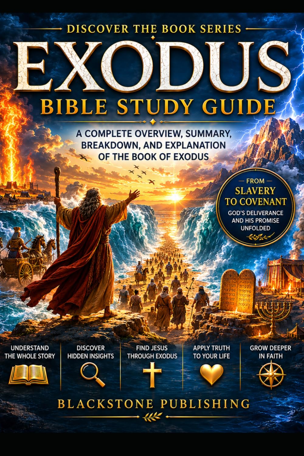 Exodus Bible Study Guide: A Complete Overview, Summary, Breakdown and Explanation of the Book of Exodus (Discover The Book Series)