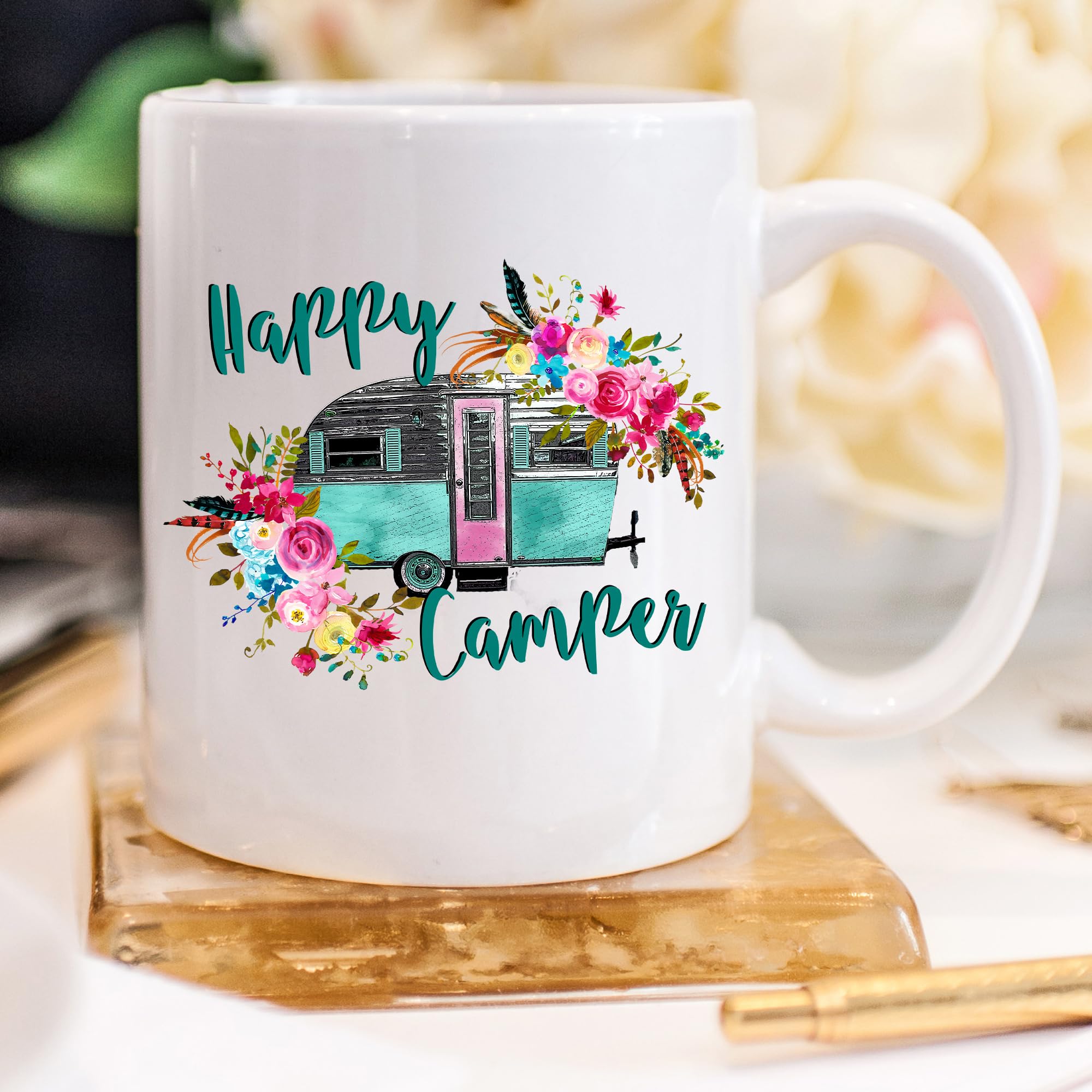 PATAGONIA Hawaii限定Camp Cup Amazon.com: YouNique Designs Happy Camper Coffee Mug, 11