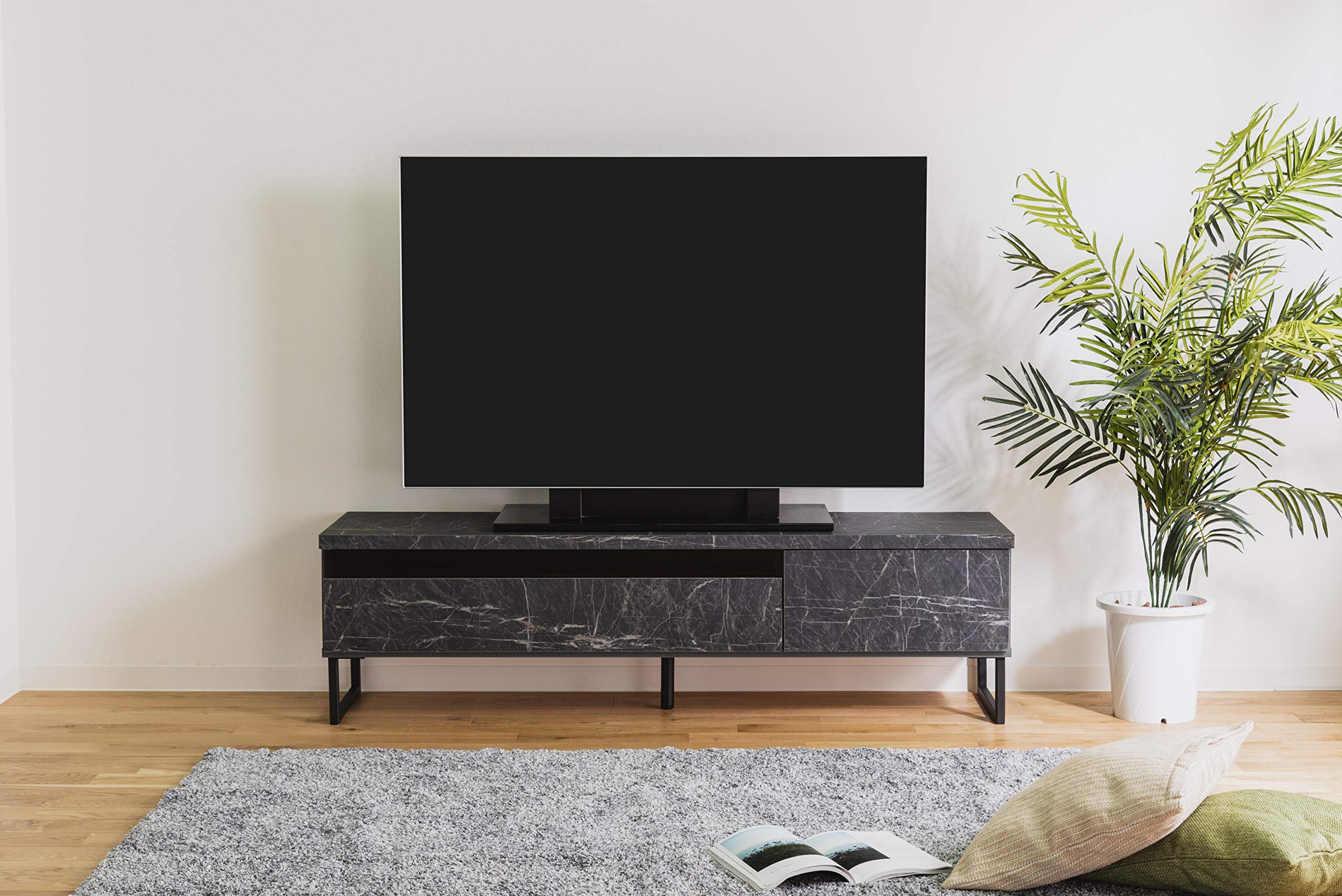 Amazon｜Lynd(リンド) ローボード TVボード 国産 テレビボード 本体 
