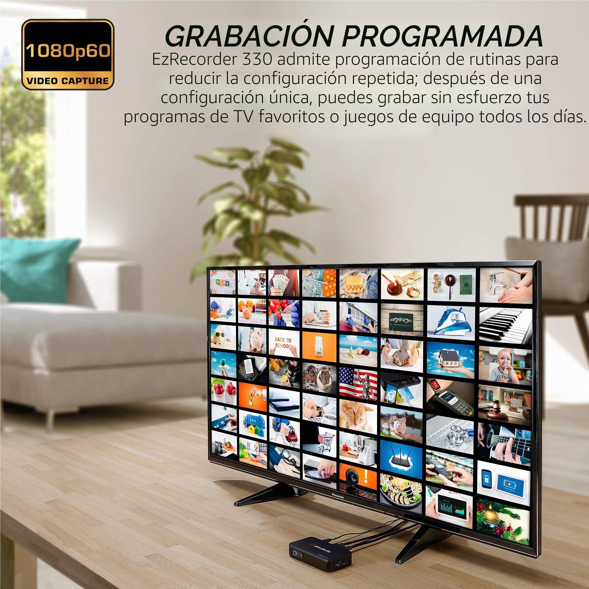 AVerMedia ER330 EZRecorder 330 – Grabador HDMI con paso 4K, grabación 1080p, DVR sin PC, programación, IR Blaster, edición, fácil de usar, PS5, Xbox, TV