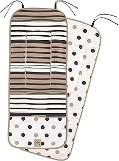 Jané Colchoneta para Silla de Paseo Reversible 100% Algodón, Universal, Transpirable