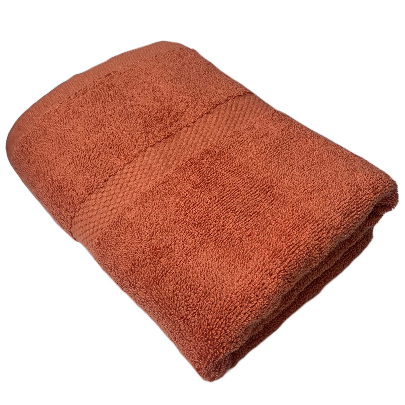 Sue Rossi 100% Egyptian Cotton Towels Premium 600 GSM Thick, Plush & Soft Highly Absorbent, Quick Dry Home Or Hotel Bathroom Towel Lint Free (Hand Towel, Burnt Orange)
