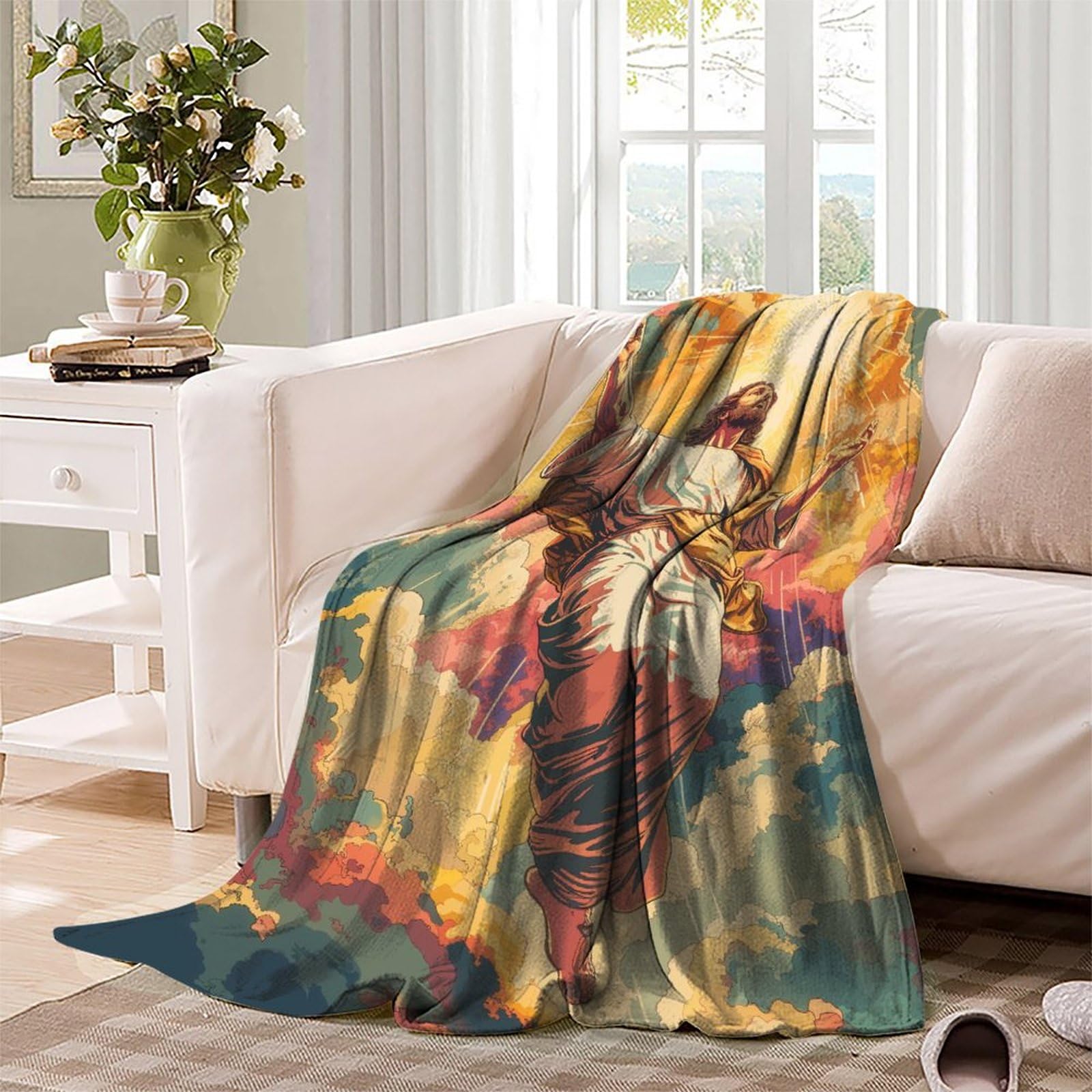Leonenepardo Coperta Letto 3D Occhi Di Gatto 200x230cm: Morbida Peluche Con Stampa Digitale