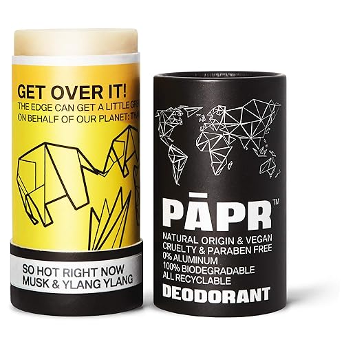 PAPR - Desodorante natural, clínicamente probado, totalmente natural en envases de papel cero residuos (tan caliente en este momento)