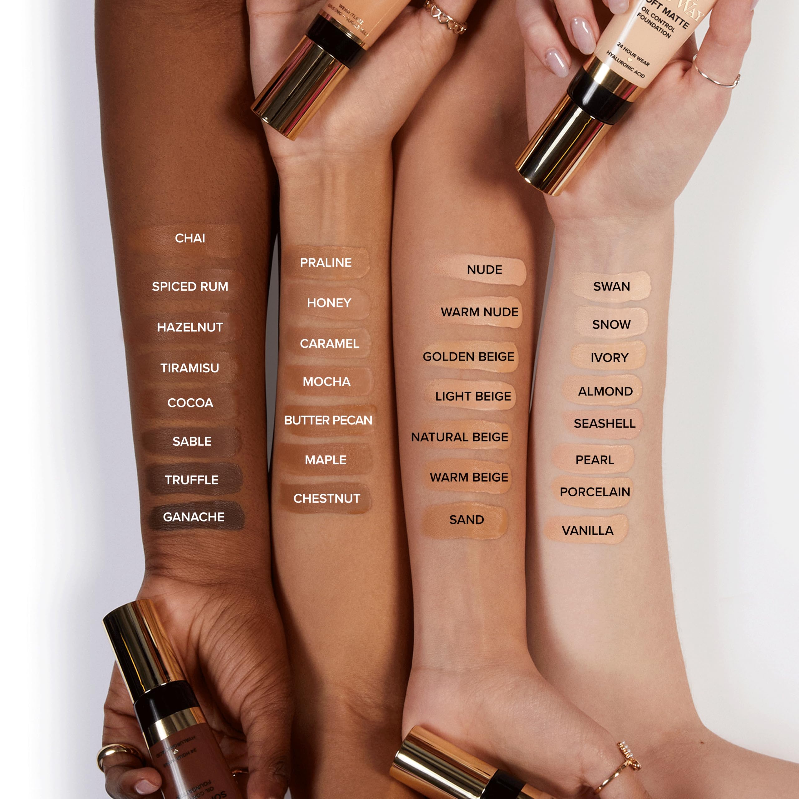 Too Faced Born This Way Soft Matte Foundation | Langanhaltende, Wasserfeste Grundierung | Feuchtigkeitsspendende Foundation mit Glanzkontrolle