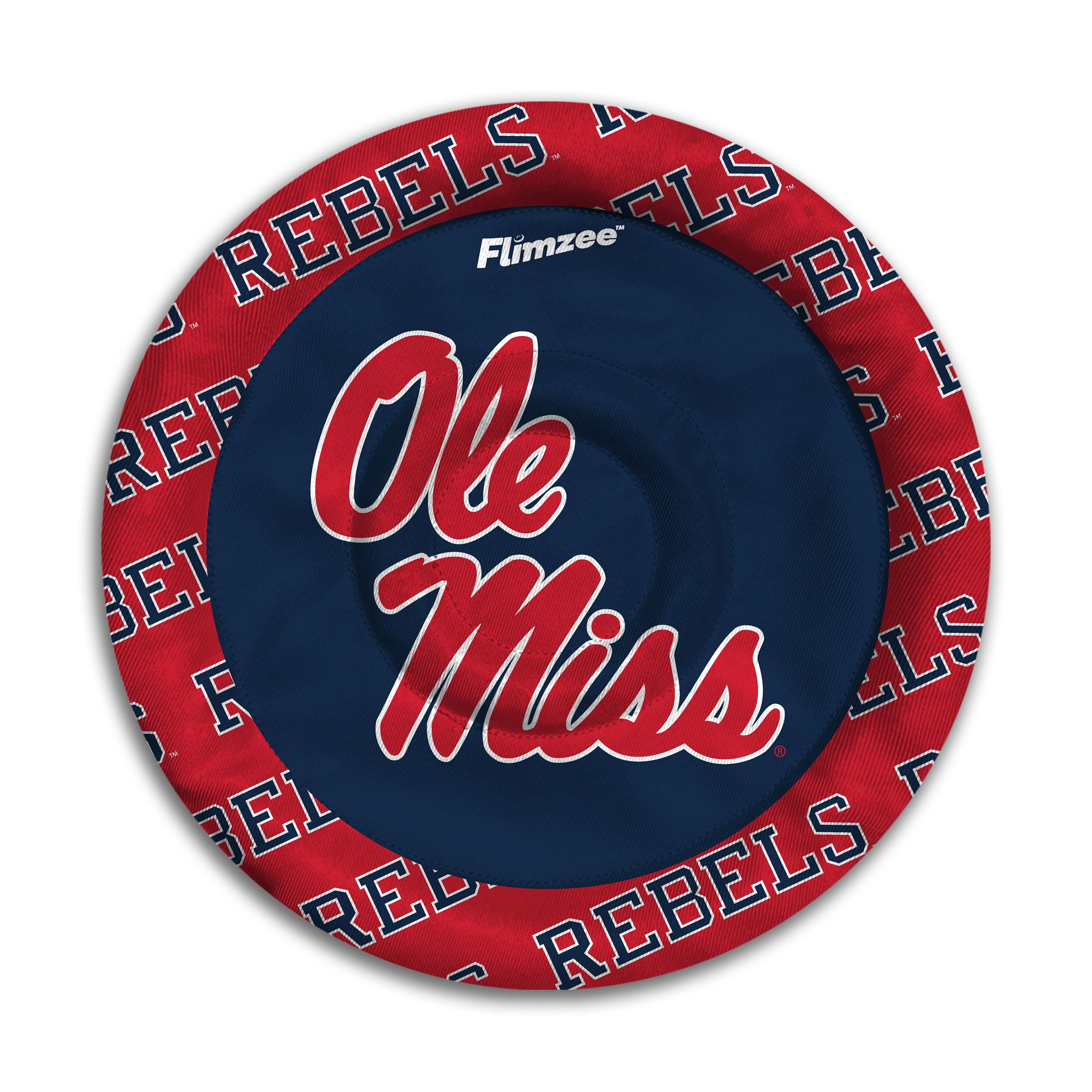 YouTheFan NCAA Mississippi Rebels Flimzee Bean Bag Flying Disc