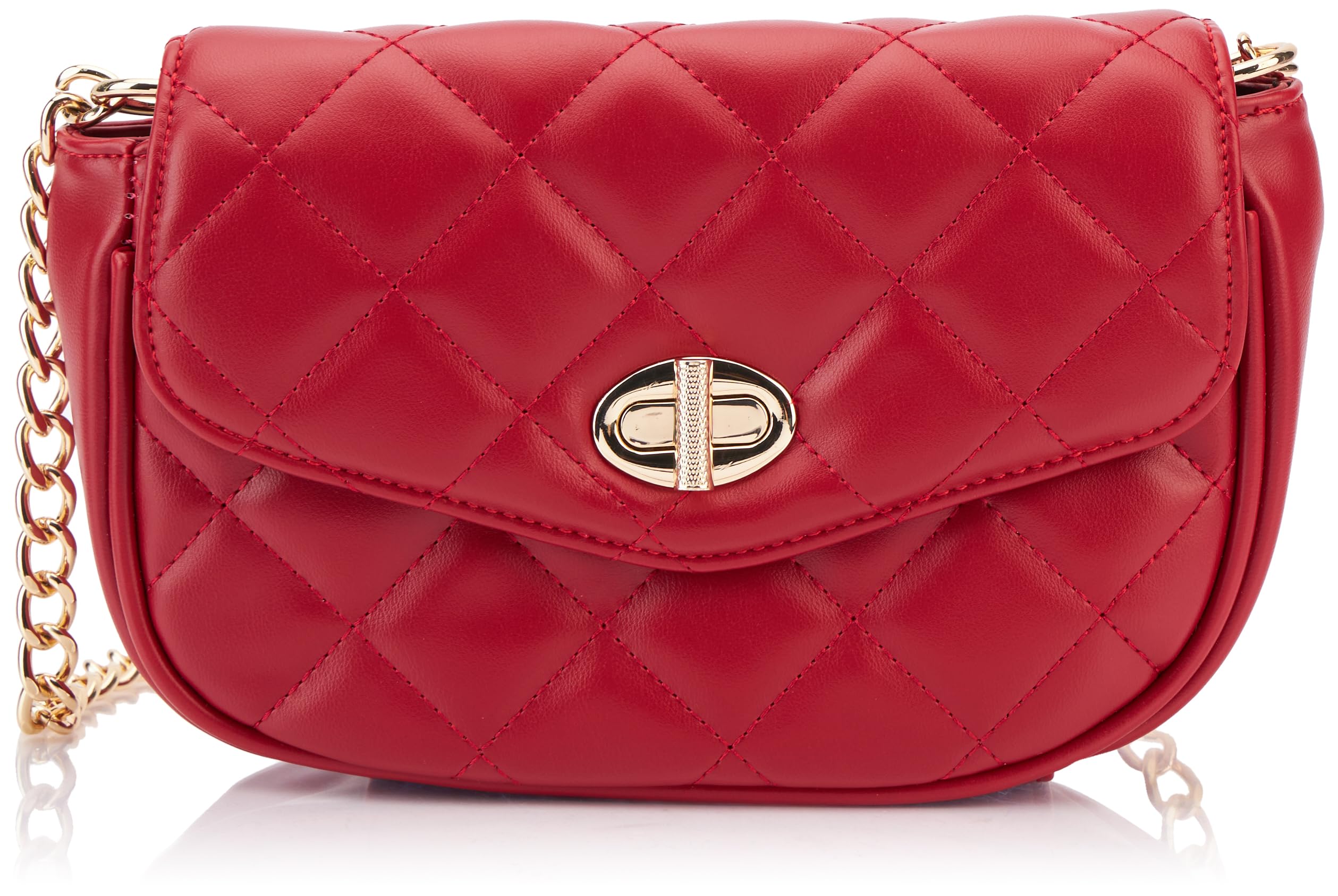 FENIA Women's Clutch/Evening Bag, DarkRed, One Size