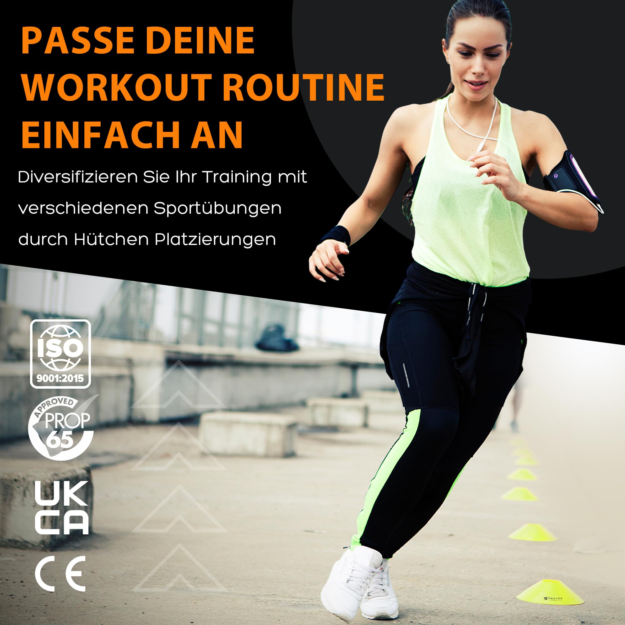 Cinesini per Allenamento Calcio con Accessori Calcio, Scaletta Allenamento Calcio con Coni Allenamento, Kit Calcio Ostacoli Kit Allenamento Calcio Accessori
