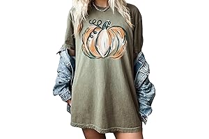 Pumpkin Fall Sketched Pumpkin Shirt for Women