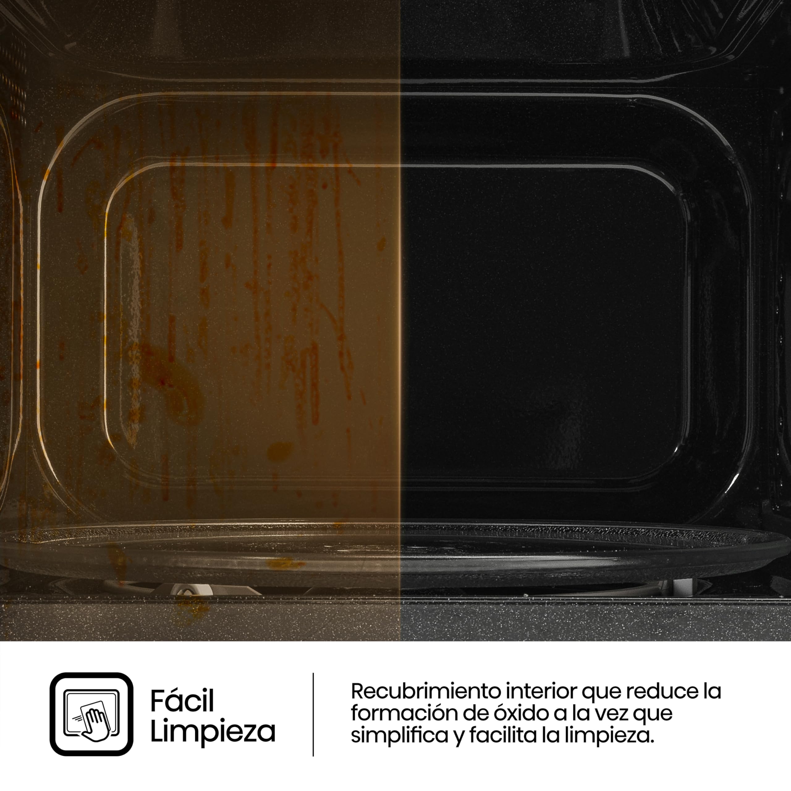 Hisense H23MOBSD1H - Microondas Digital con Grill 23L, 800W, Revestimiento Cerámico, Cristal Premium, 10 Niveles de Potencia, Función de Descongelación, 9 Programas Automáticos, Fácil limpieza