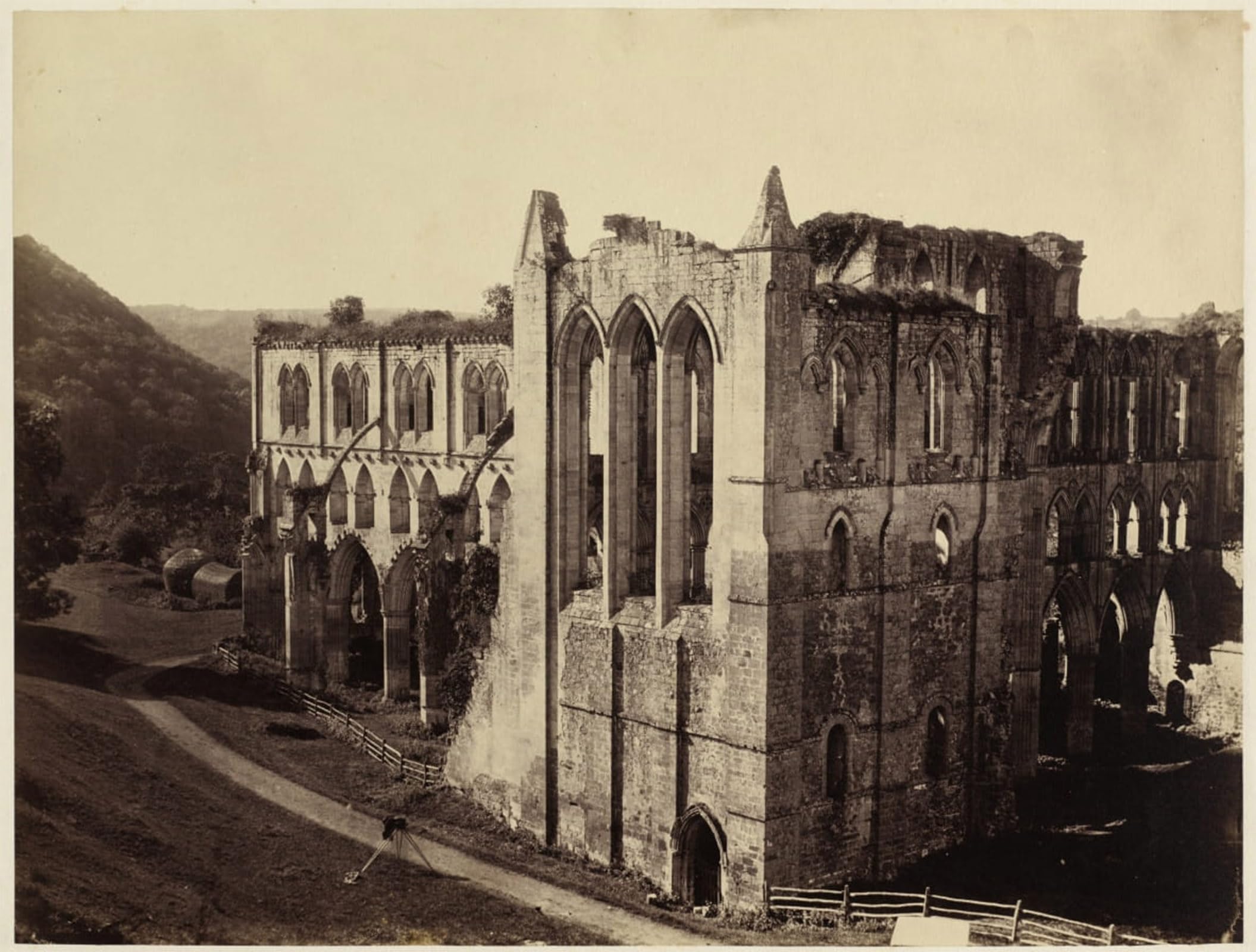 ARTXLXXBN Famous Print Painting Colorful Art Print Rievaulx Abbey the North Transept by Famous Artist Canvas Art Decorations for Home Decor 60x90cm