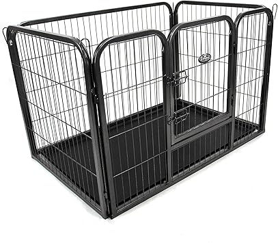 Heavy duty dog pen with tray Clearance