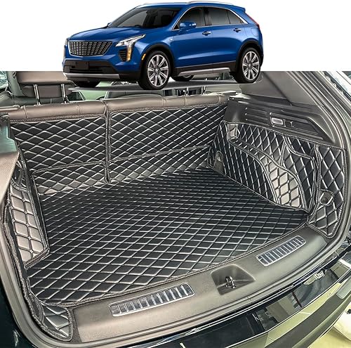 Tapete para maletero y respaldo trasero para Cadillac XT4 2019-2025, forro de carga antideslizante para todo tipo de clima