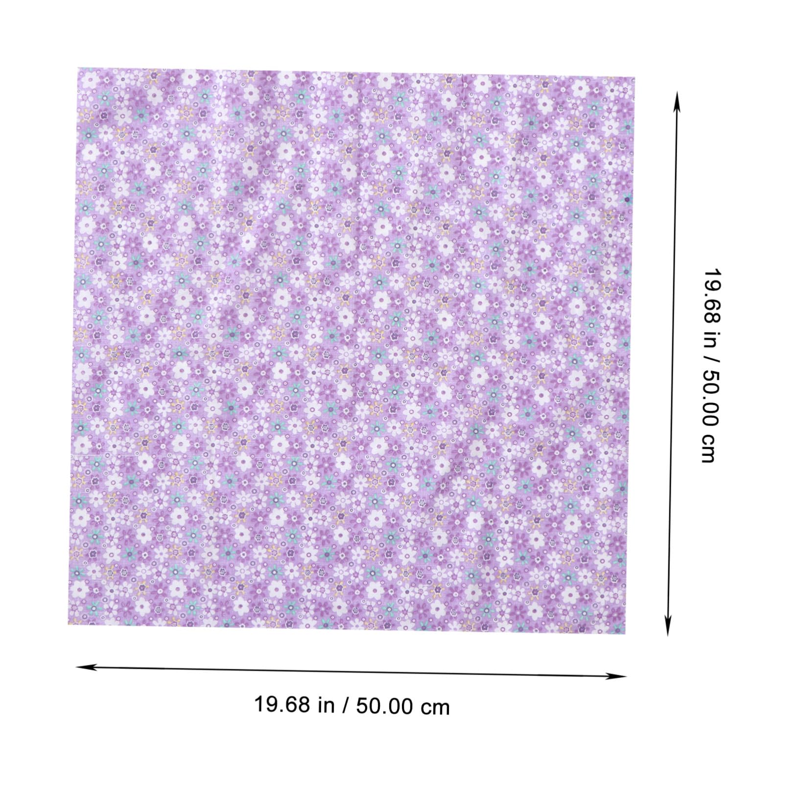 COHEALI Tessuto in Twill Di Cotone Floreale 3 Pezzi Fatto A Mano Lenzuolo in Cotone Consistenza Morbida Decorazione Per La Casa Trapuntatura Federa Tende Twill Di 7 Pezzi * 3