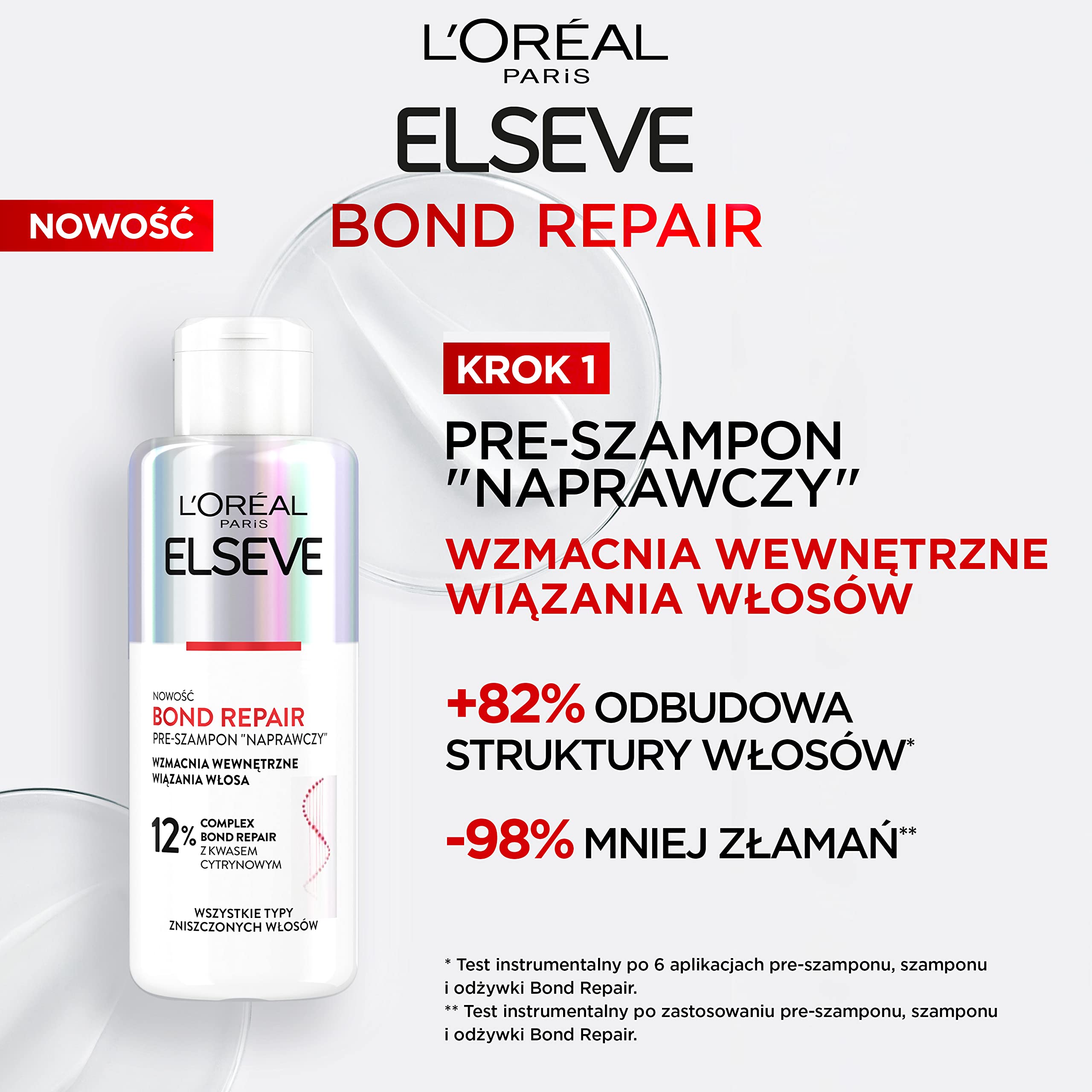 L'Oréal Paris Elseve Bond Pre Szampon Naprawczy 200ml