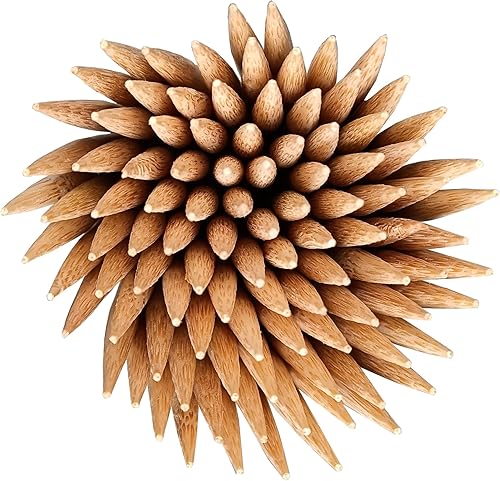 Miniatura 6 de Aqibera Brochetas de bambú de 14 pulgadas para barbacoa, aperitivo, fruta, cóctel, kebab, kabob, parrilla, fuente de chocolate, cocina, manualidades