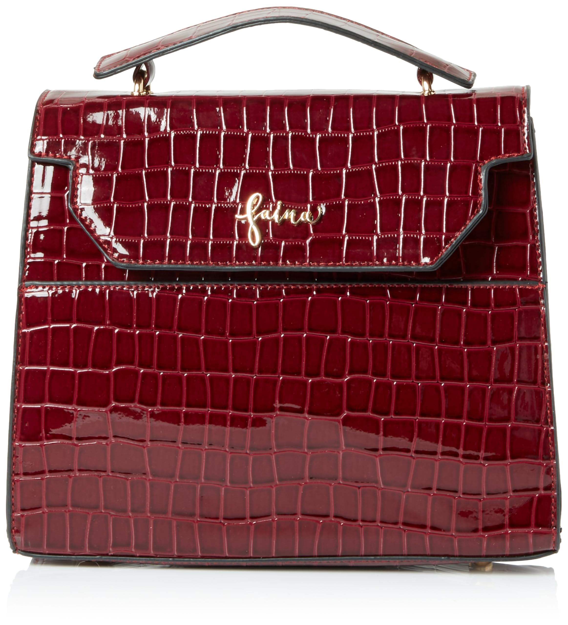 FENIA Women's Handbag Shopper, Dark Cherry, One Size