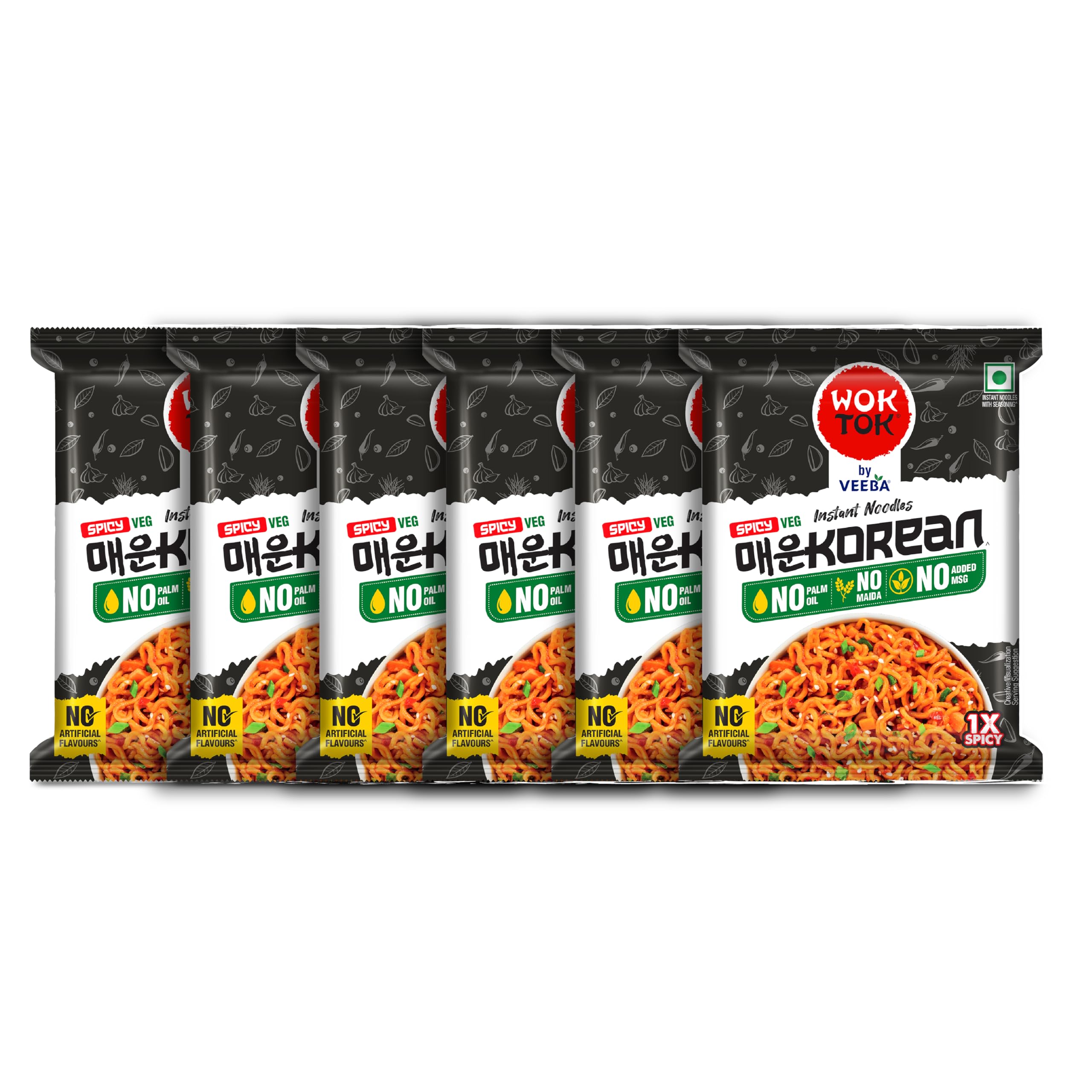 Wok Tok Instant Noodles Korean 66g (Pack of 6)-image-19