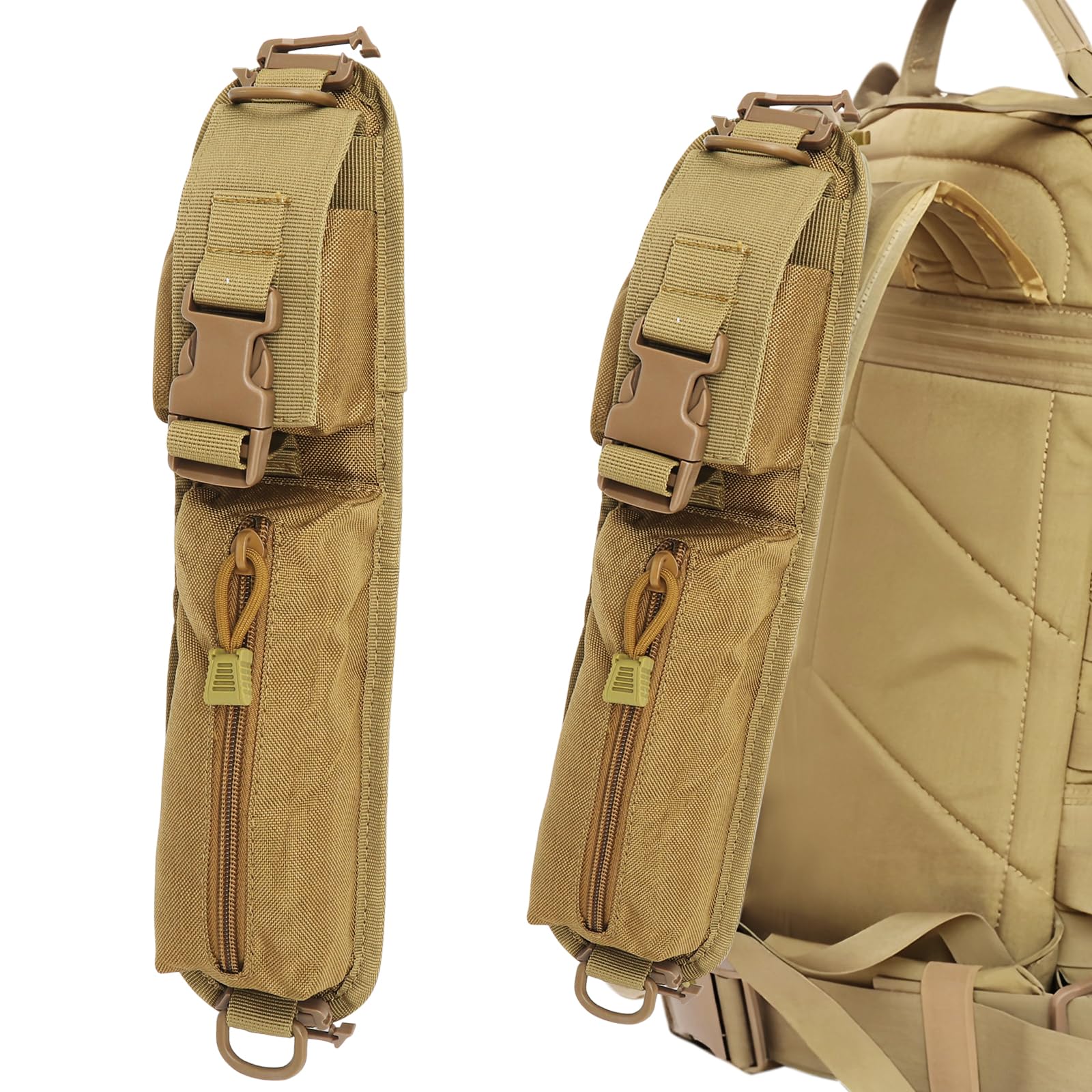 Borsa a tracolla tattica in nylon 1000D, borsa per attrezzi da esterno per zaino, tracolla, accessori da caccia, borsa lunga per torcia e attrezzatura EDC