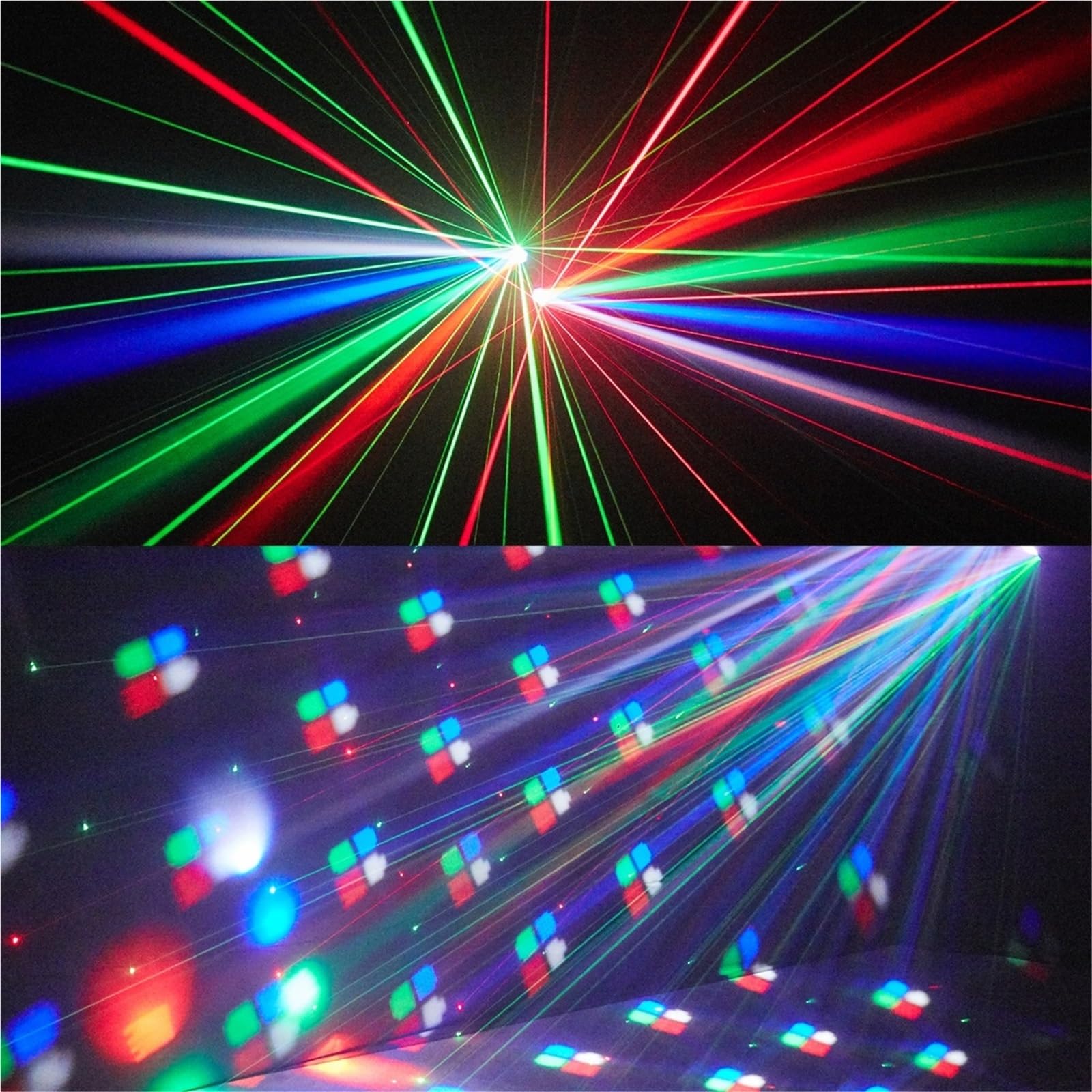 Lampa projektorowa Miniaturowa Ruchoma Głowica Świetlna LED 50W, 3 W 1, Kolorowe Światło Z Dyskotekowym Światłem I Magiczną Kulą, Z Obrotowym Em, na imprezę urodzinową, taneczną i halloweenową