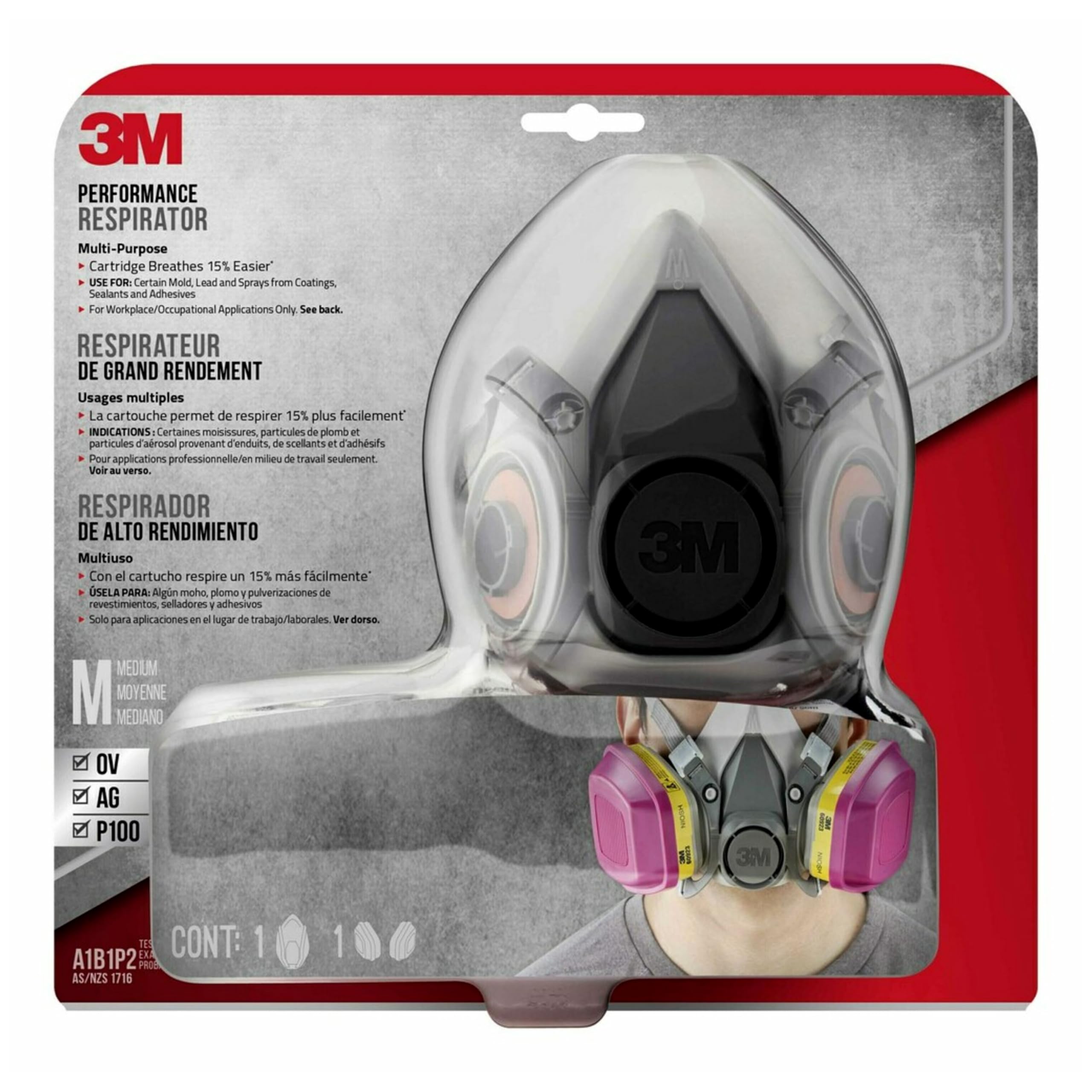 Cartuchos de repuesto 3M, 62023DHA1-C