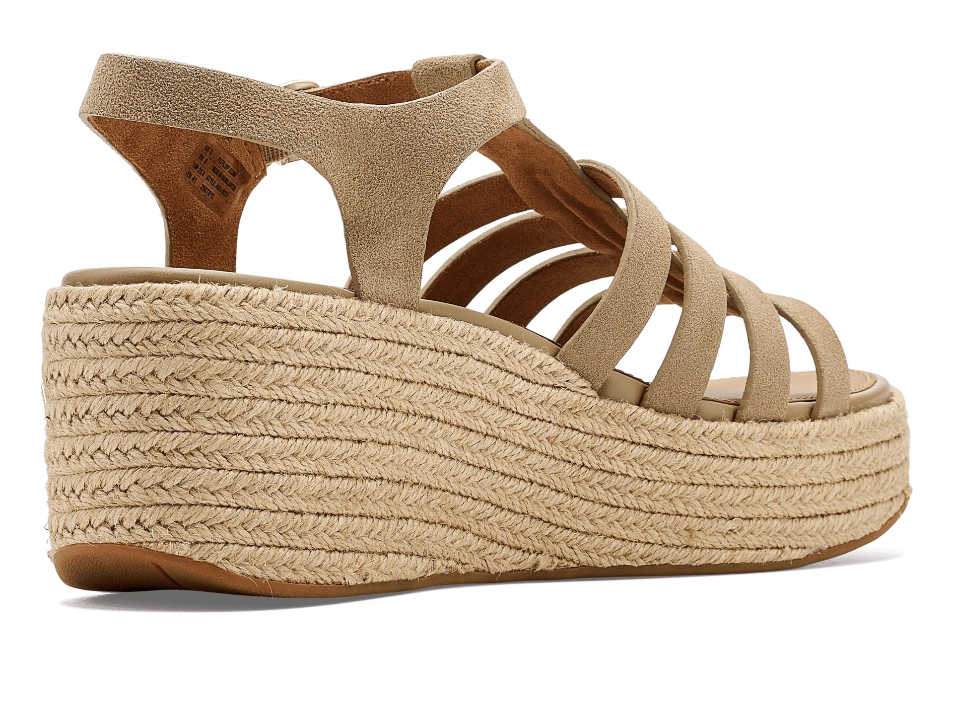 Fitflop Platfforms Espadr. Suede Fisherman Wedge Sandals Sandalias con cuñaMujer