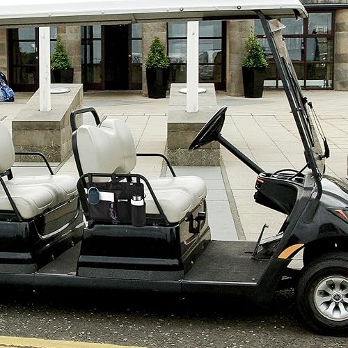 Miniatura 6 de Xxerciz Organizador de asiento trasero para carrito de golf, bolsa de almacenamiento plegable ligera, accesorios de carrito de golf portátil con