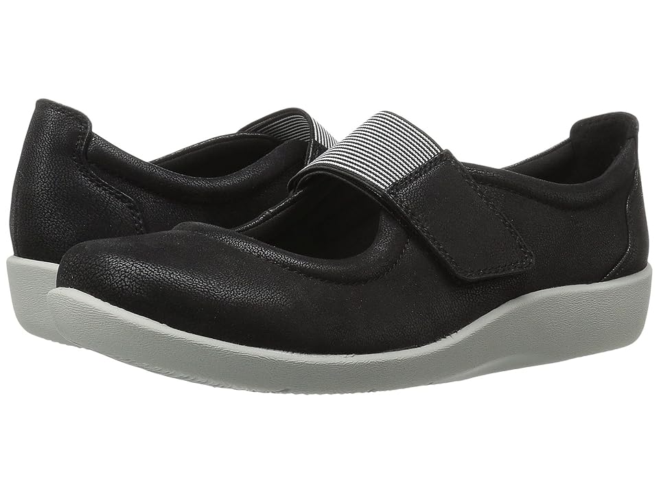 

Clarks Sillian Cala (Black Synthetic Nubuck) Women's Sandals