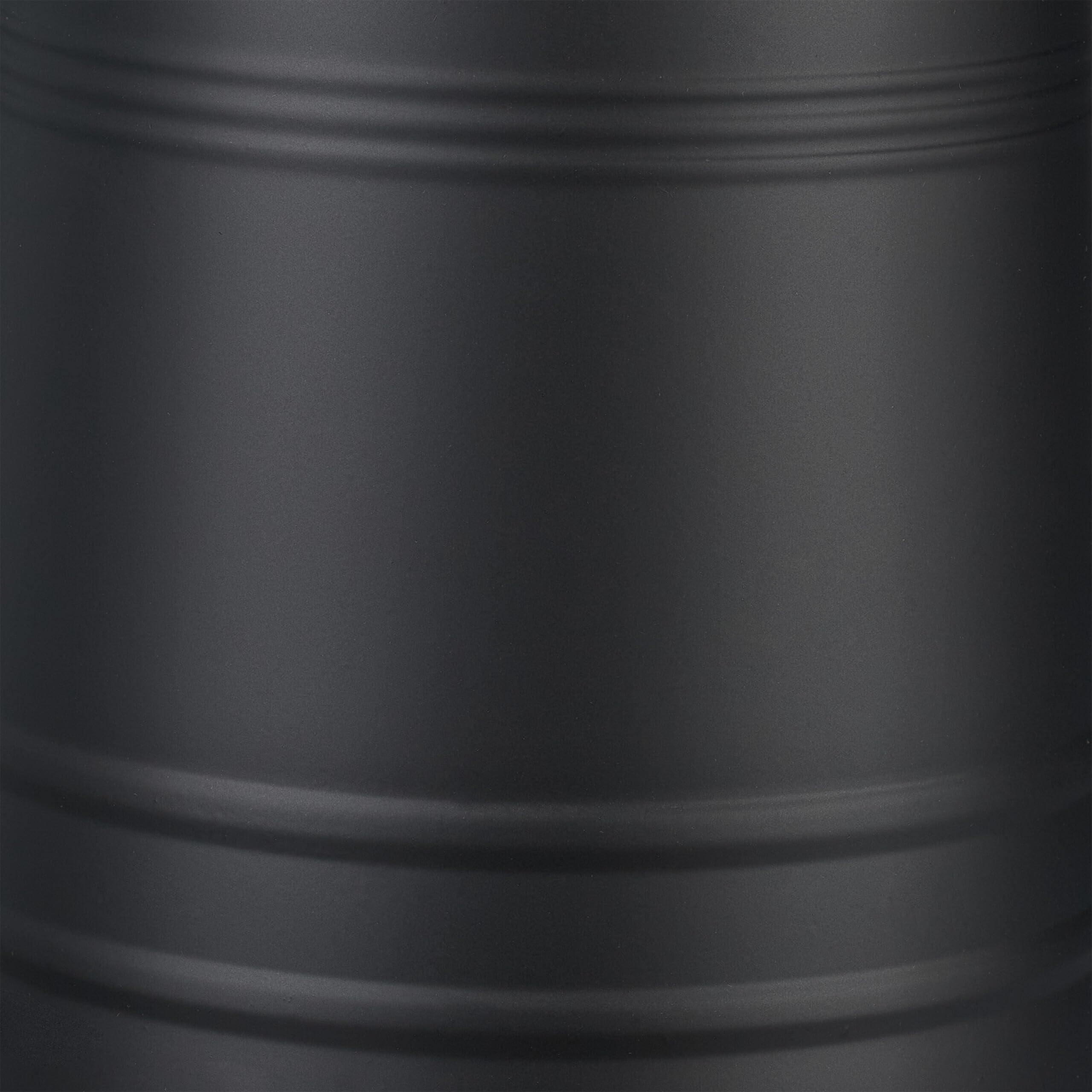 Relaxdays Contenitore Porta Carbone da Camino, Secchio per Pellet Caminetto, Secchiello Portacenere da 9 L, Ferro, Nero