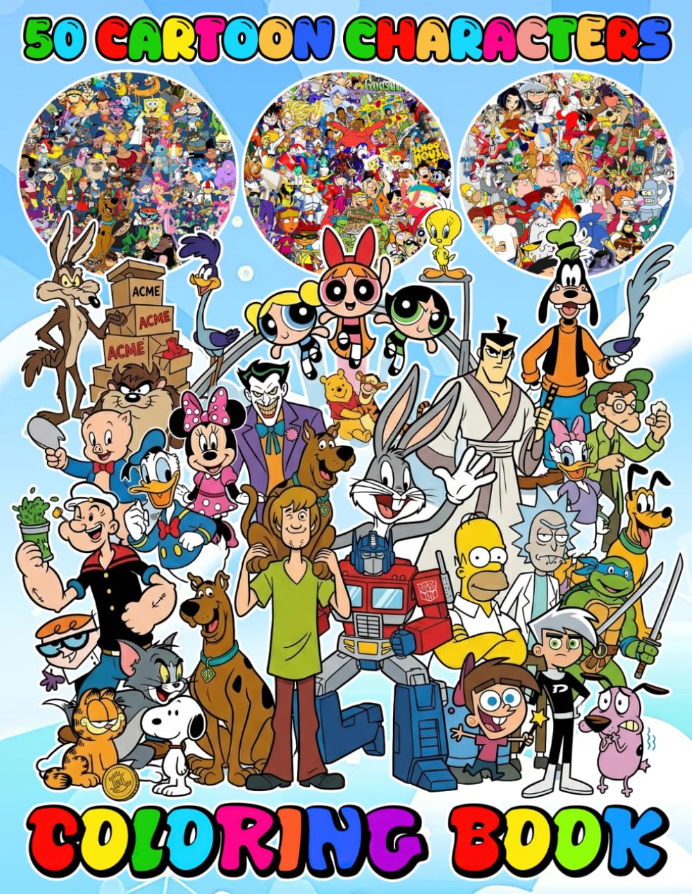 THE COLORING BOOK: A Jumbo Coloring for Kids Ages 4-7,8-12, Girls, and Adults | With +50 High Quality Coloring Pages for Stress Relief and Relaxation